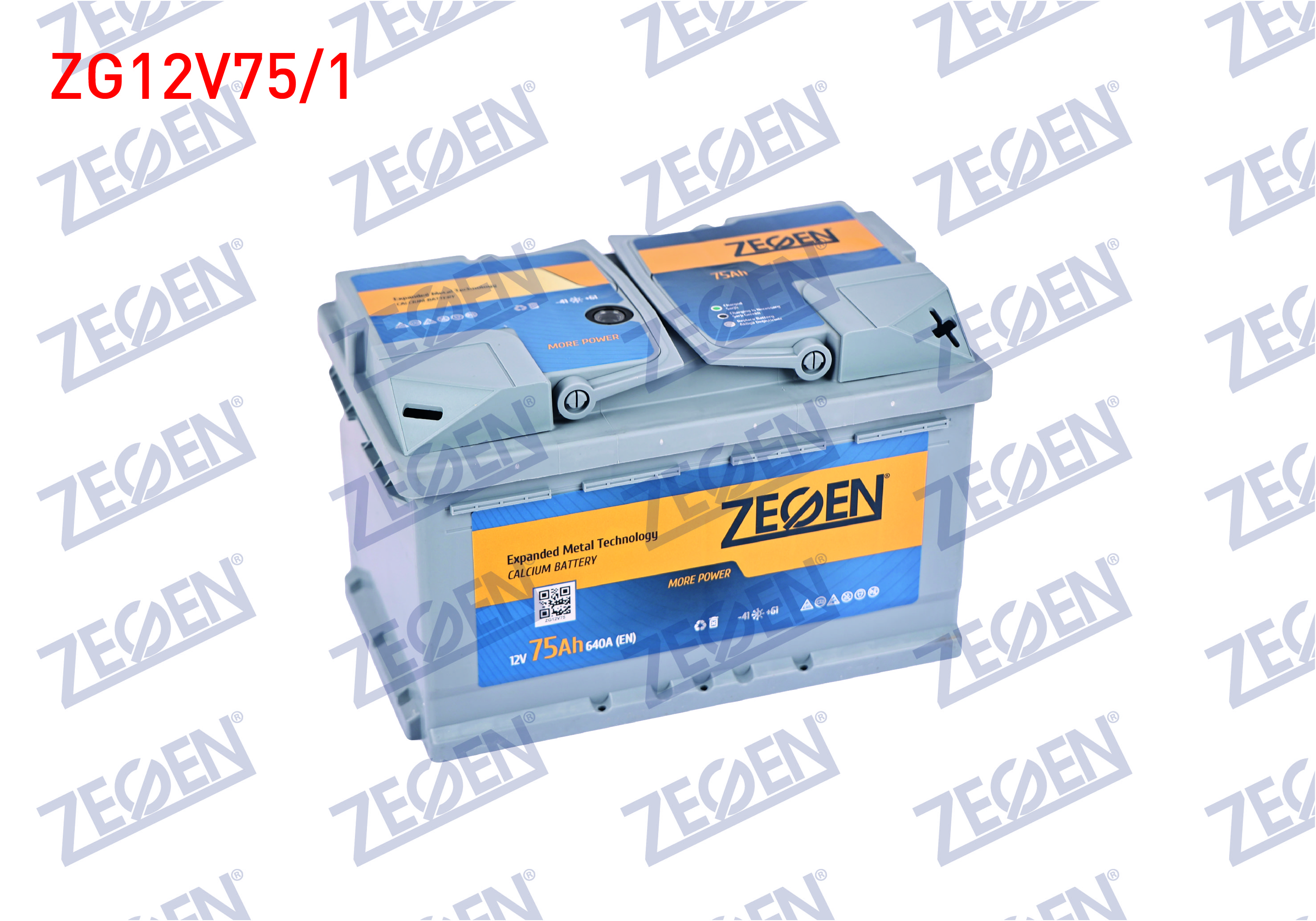 ZEGEN  | AKU 12V 75 AH ALCAK TIP (278X175X175)
