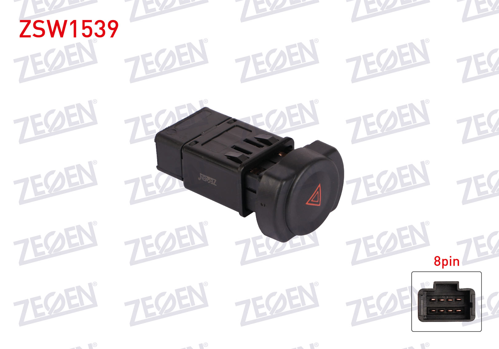 ZEGEN  | FLASOR ANAHTARI 8 PIN DACIA DUSTER 2010- / SANDERO 2008-