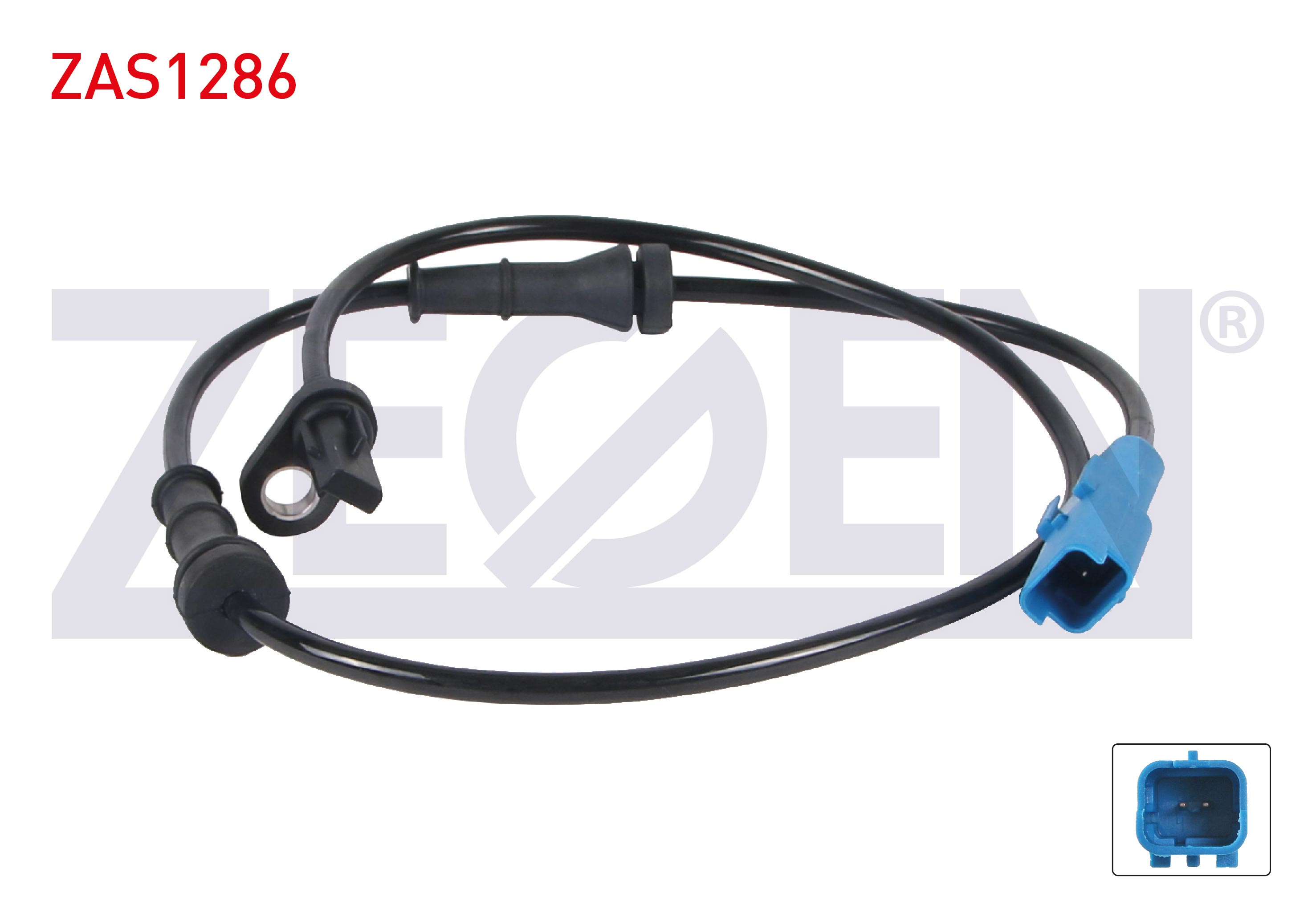 ZEGEN  | ABS SENSORU ARKA SOL-SAG PEUGEOT 301 12-17 / 207 06-13 / 208 12-19 / C-ELYSEE 12-17 / C3 08-15