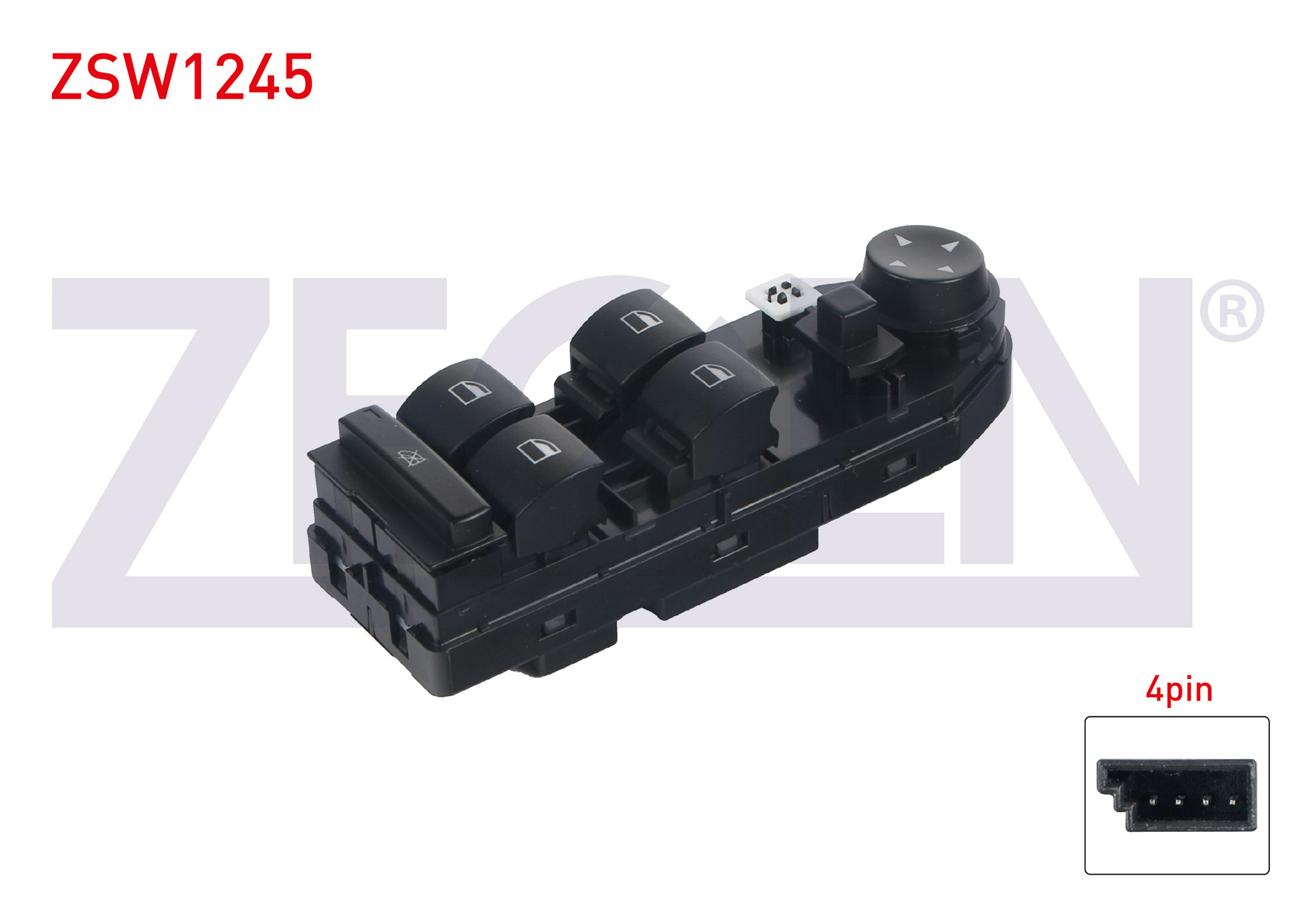 ZEGEN  | CAM ACMA ANAHTAR GRUP AYNA AYARLI 4 PIN BMW 5 SERISI (E60) - (E61) 2003-2010