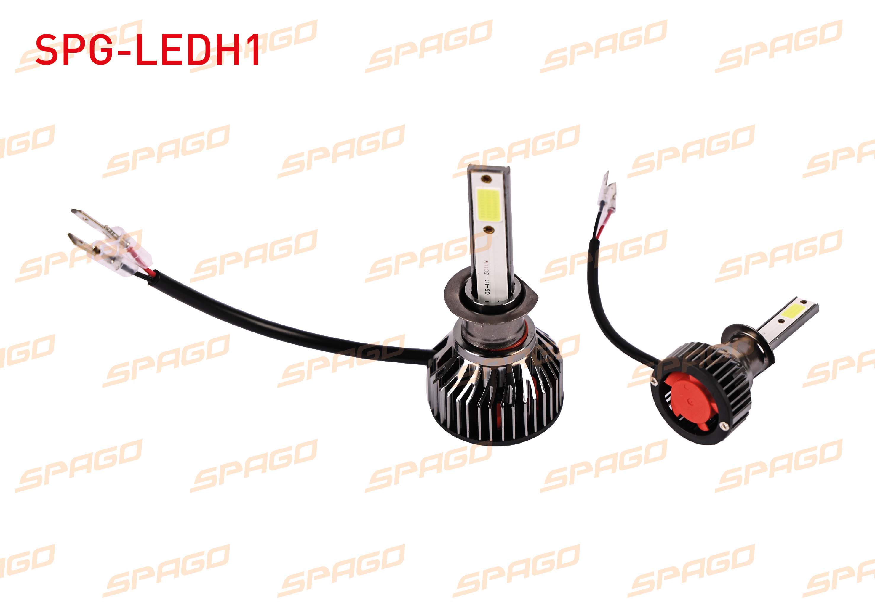 SPAGO  | LED AMPUL 8000 KELVIN 12V H1