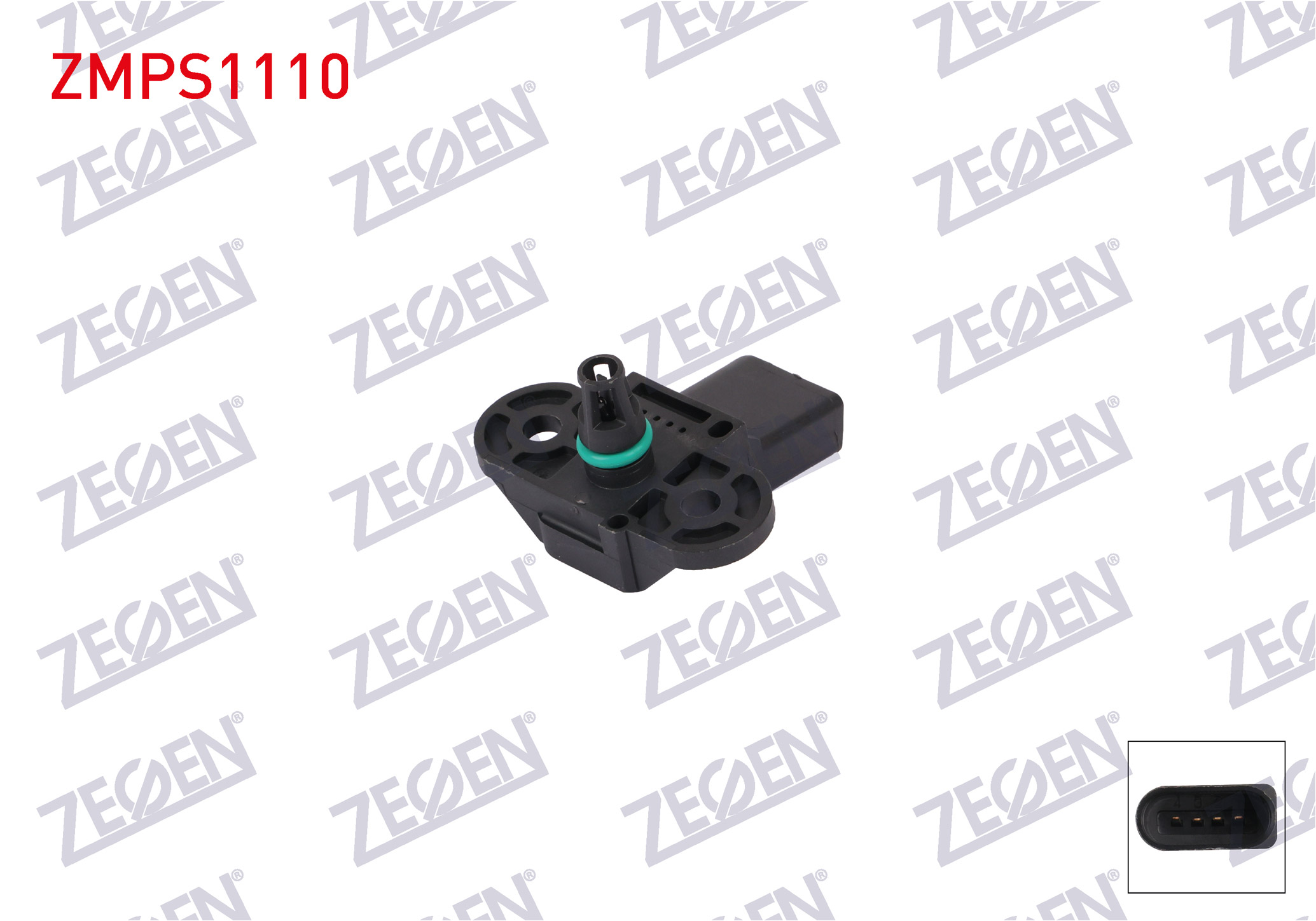 ZEGEN 10.3157 | MAP SENSORU VOLKSWAGEN GOLF VI 2008- / JETTA IV 2011- / PASSAT 2005- / POLO 2009- / TRANSPORTER/ AUDI A1, A3, A4, A5, A6 / SKODA OCTAVIA / FABIA / YETI / RAPID