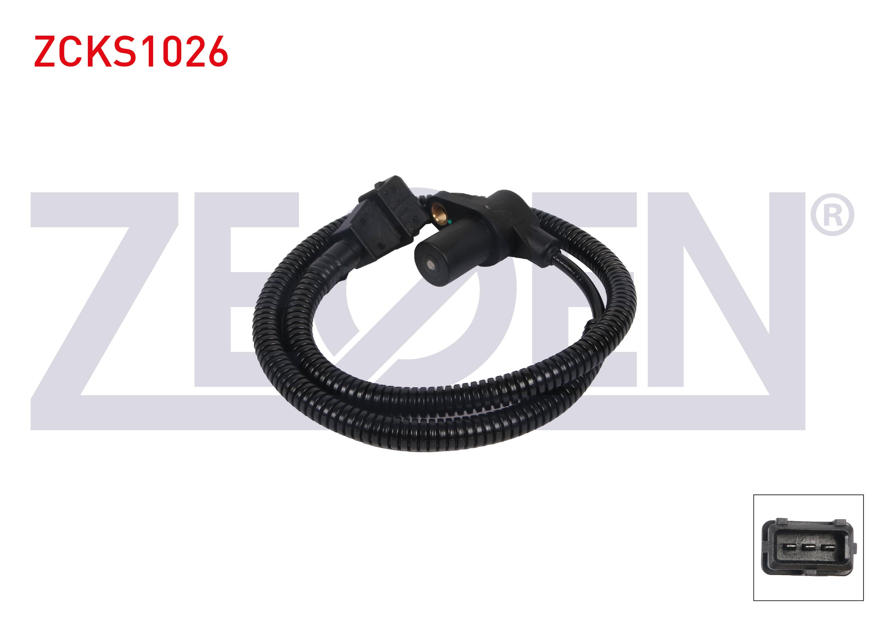 ZEGEN 0 281 002 332 | KRANK DEVIR SENSORU KABLOLU 640 mm 2.8 JTD FIAT DUCATO 2000-2006 / IVECO DAILY III 2000-2006