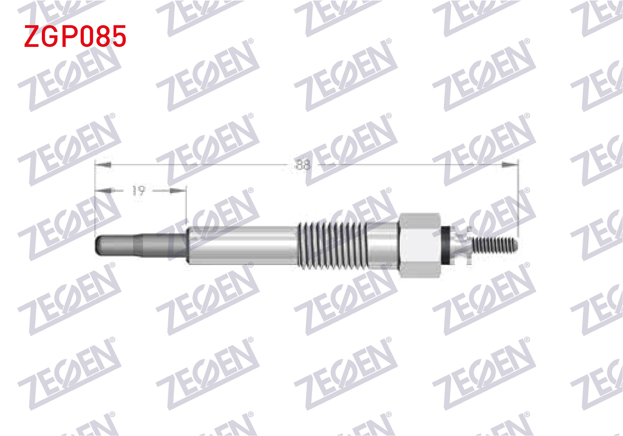 ZEGEN  | KIZDIRMA BUJI 11V OPEL CORSA A 1.5 TD / ASTRA F 1.7 TDS