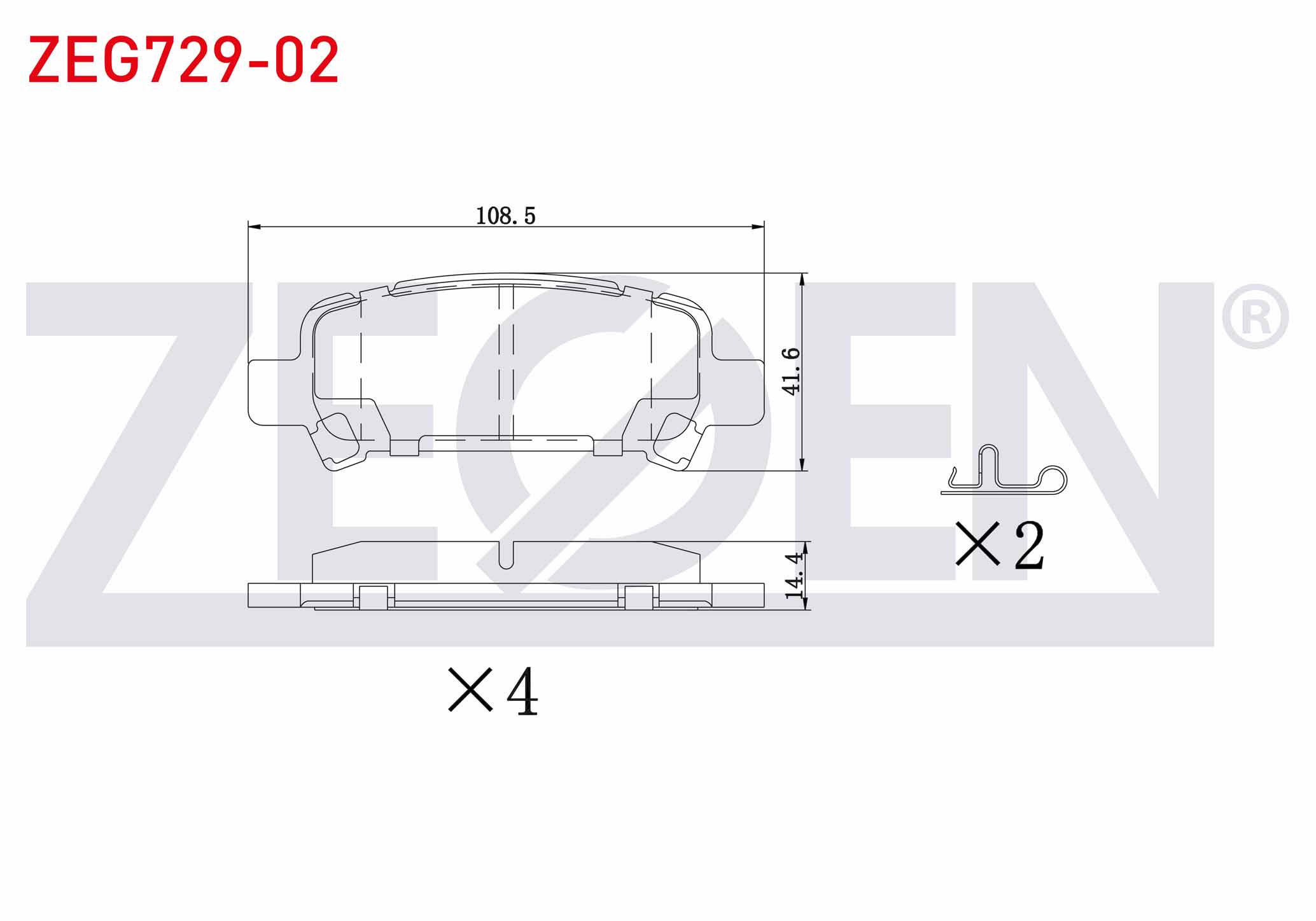 ZEGEN  | FREN BALATA ARKA SUBARU FORESTER (SG) 2.0i 2002-2007