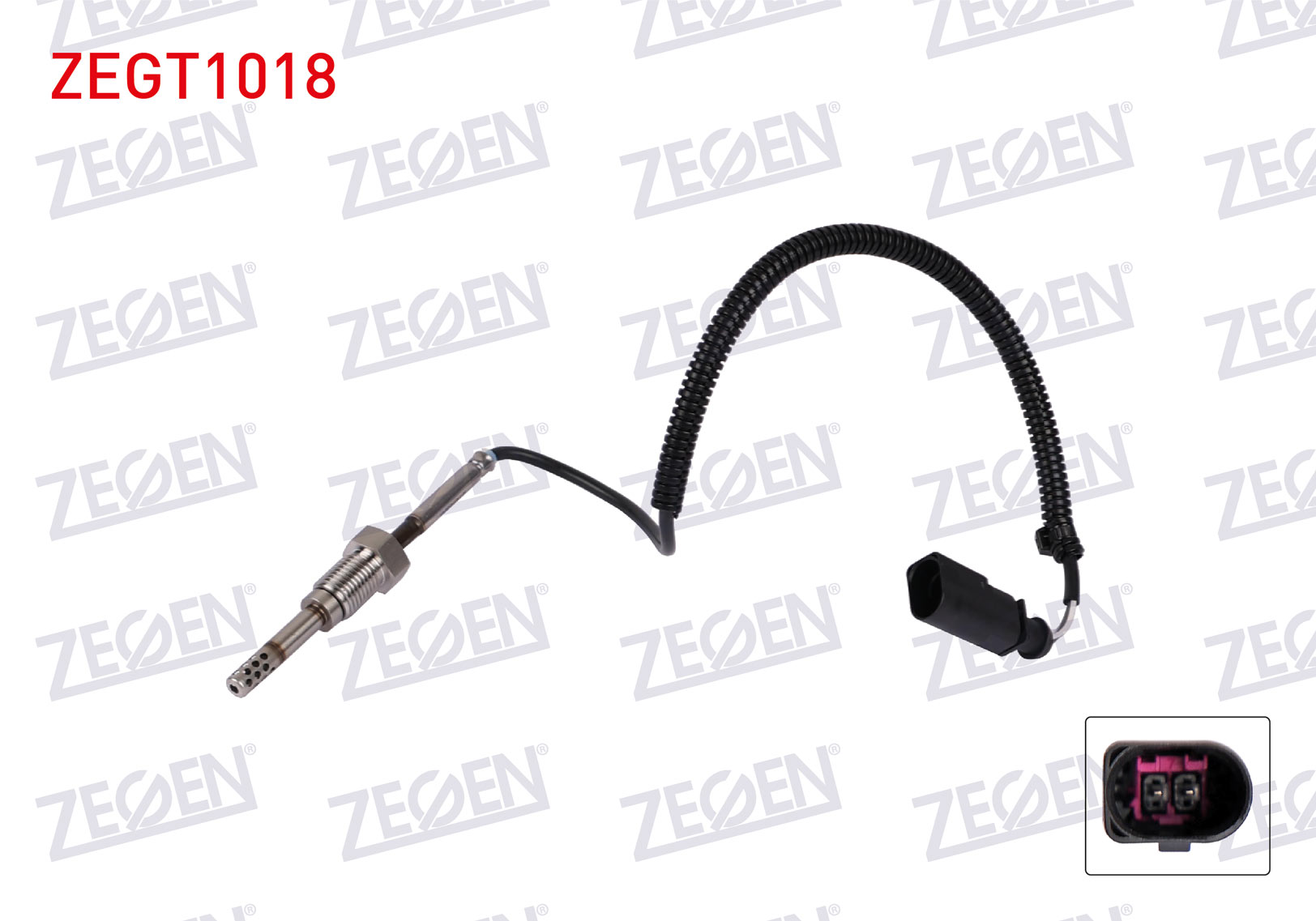 ZEGEN TS30105 | EGZOZ SICAKLIK SENSORU (EGT) VOLKSWAGEN MULTIVAN V 2.5 TDI 4MOTION 2004-2009 / TOUAREG 2.5 R5 TDI 2003-2010