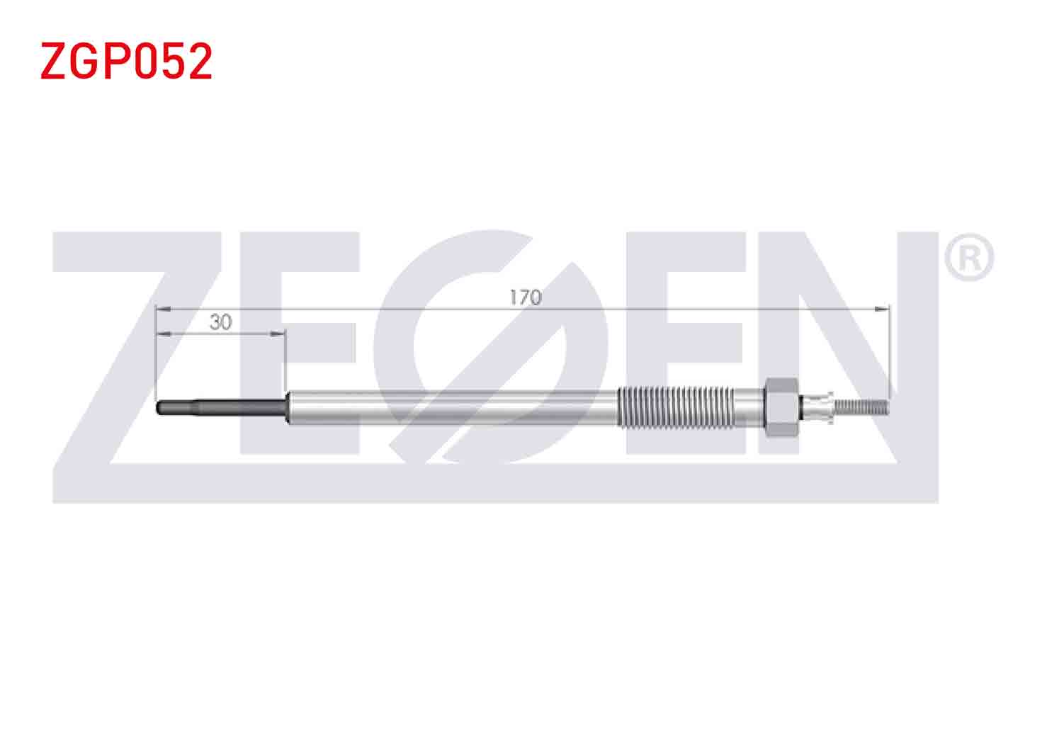 ZEGEN 0 250 523 004 | KIZDIRMA BUJI 11V MITSUBISHI L200 (KBT,KAT) 2.5DID 2007- / L200 TRITON (KA_T, KB_T) 2.5DI-D (KA4T) 2010-2015 / PAJERO IV (V8W,V9W) 3.2DI-D 2007-
