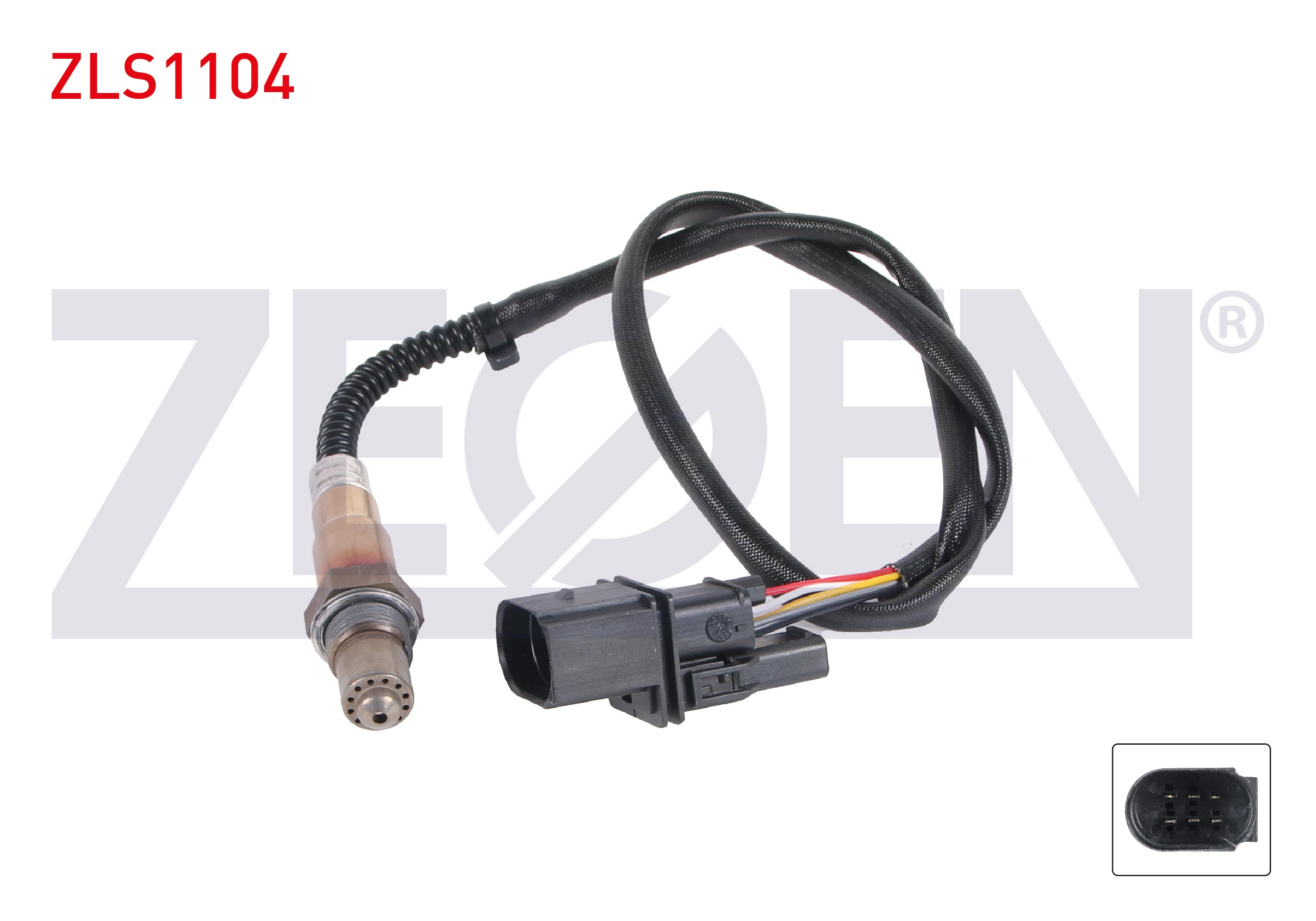 ZEGEN 0 258 007 357 | LAMBDA (OKSIJEN) SENSORU 750 mm VOLKSWAGEN GOLF V 1.6 FSI - TOURAN (BAG-BLF-BLP) 2003-2010/ TOUAREG 3.2i V6 (AZZ-BKJ-BMV-BMX-BRJ) 2002-2010/ SEAT IBIZA IV 1.2i 12v (AZQ-BME) 2002-2