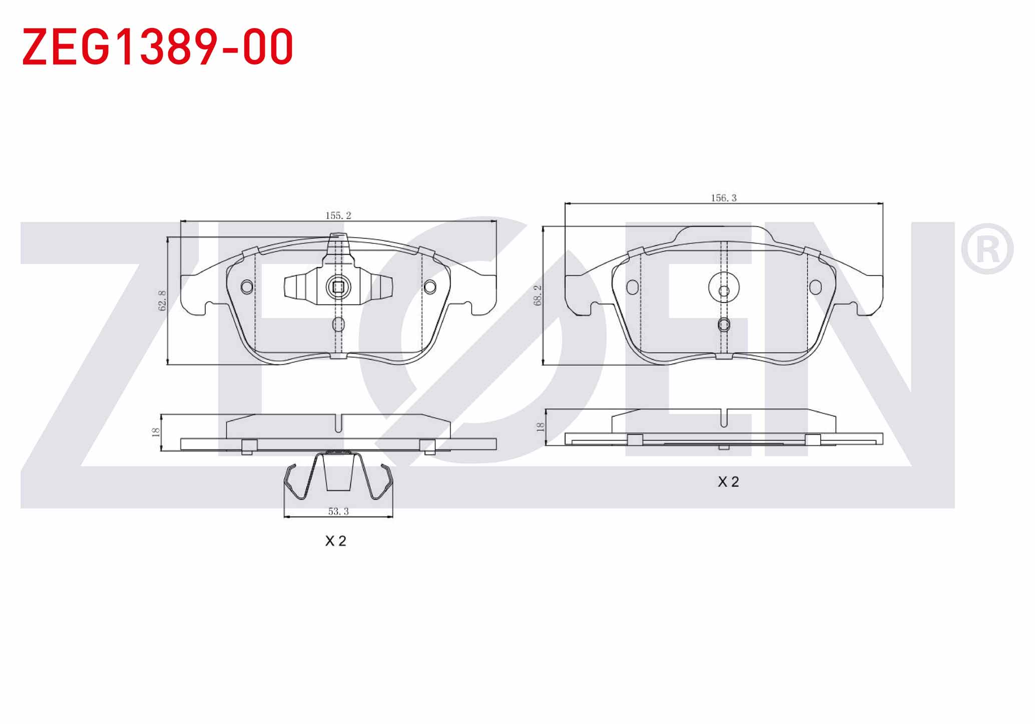 ZEGEN 0 986 494 401 | FREN BALATA ON RENAULT LAGUNA III (BT0/1) 2.0 DCI 2007-/ 2.0i 16v 2007- / MEGANE III 2.0 DCI 2008-2015/ LATITUDE 1.5 DCI 2011-/ 2.0 DCI 2011-/ SCÉNIC III 1.6i 16v 2009-/ 1.5 DCI 20