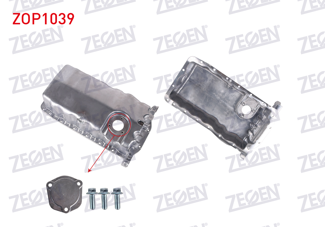 ZEGEN 109 616 | YAG KARTERI ALUMINYUM TAPALI SENSOR DELIKLI / SENSOR DELIKSIZ VOLKSWAGEN GOLF IV / BORA / POLO CLASSIC / AUDI A3 1.6 (AKL MOTOR )