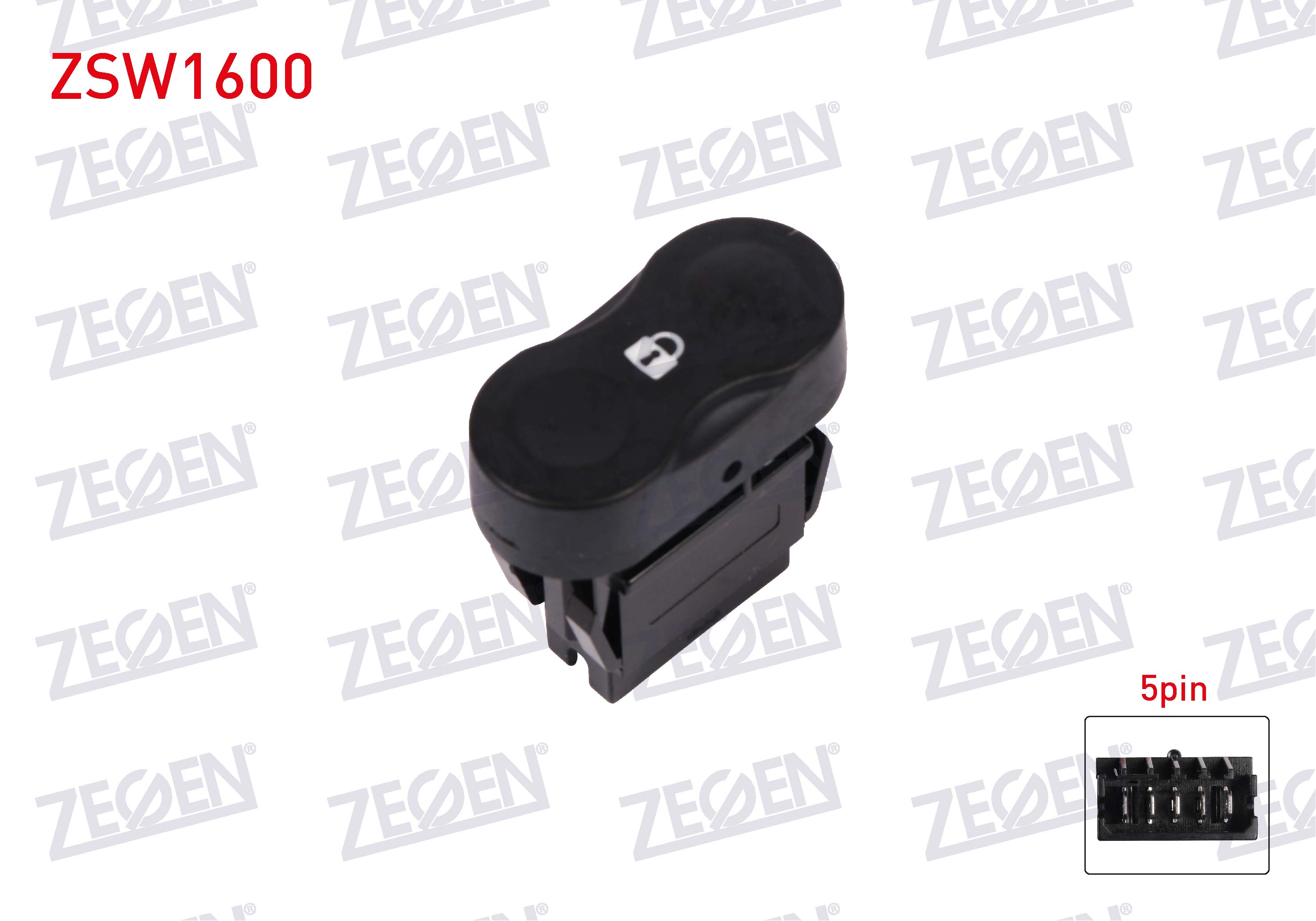 ZEGEN  | KAPI KILIT ANAHTARI 5 PIN DACIA DUSTER 2009-2012 / LOGAN 2004-2012 / SANDERO 2008-2013