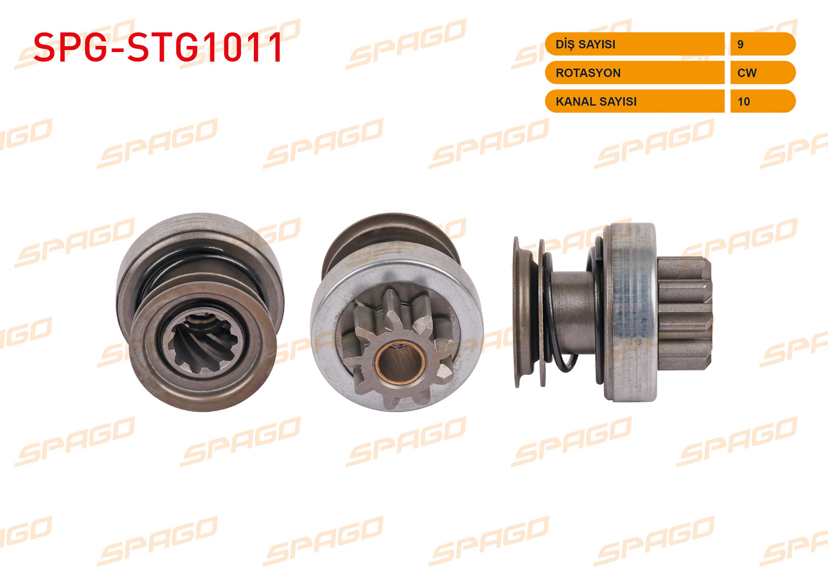 SPAGO 1 006 209 799 | MARS DISLISI 9 DIS CW 10 KANAL TOYOTA COROLLA 1.6 2001-2008 / AURIS 1.6 2007-2012 / BMW 1 SERISI (E87) 116i / 3 SERISI (E90) 320i / 5 SERISI (F10) 520i