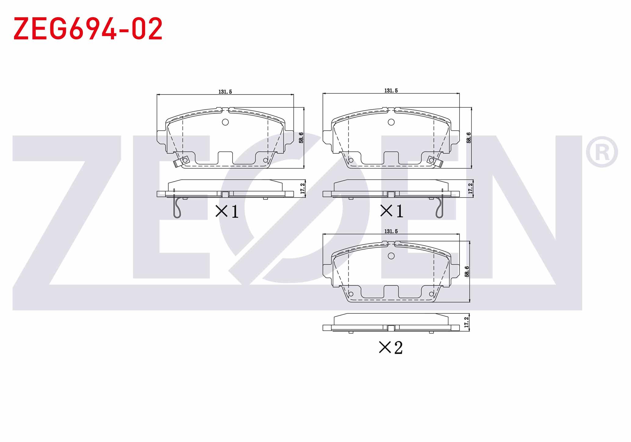 ZEGEN 0 986 424 663