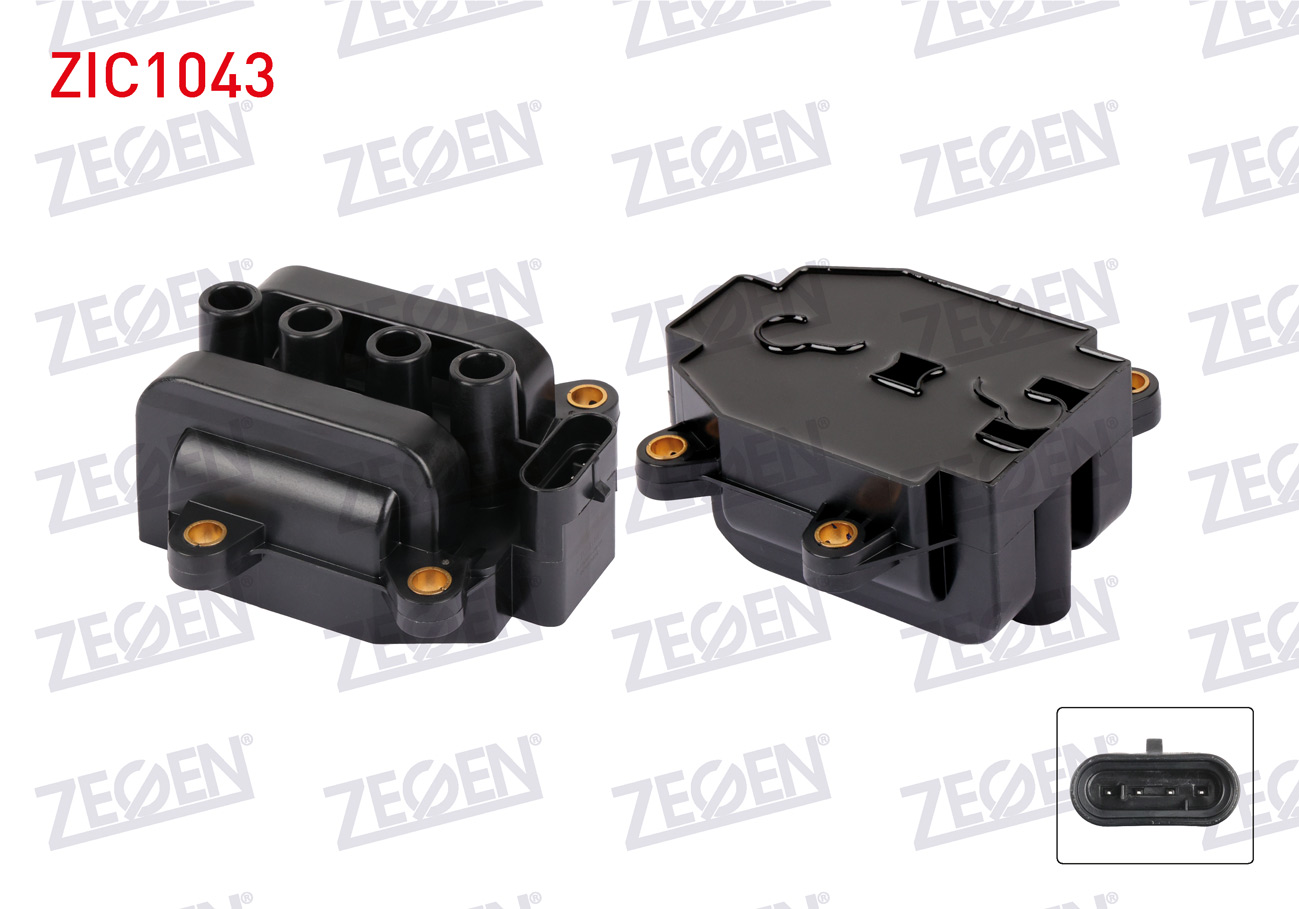 ZEGEN 0 986 221 046 | ATESLEME BOBINI RENAULT CLIO III 1.2i 16v 4 CIVATALI BUJI KABLOSUZ 2005-2012 / CLIO II 1.2i 1998-2005 / TWINGO 1.2 1993-2007 / CLIO IV 1.2 16v 2012-
