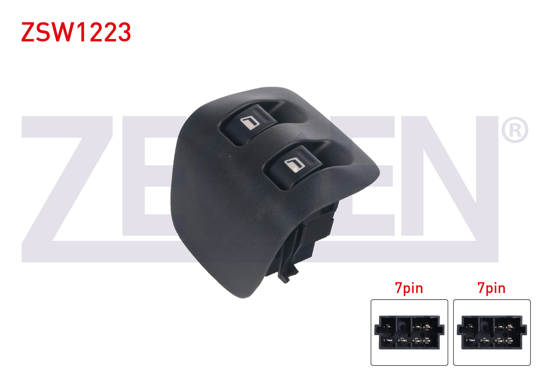 ZEGEN  | CAM ACMA ANAHTARI ARKA CIFTLI 14 PIN PEUGEOT 206 1998-2006