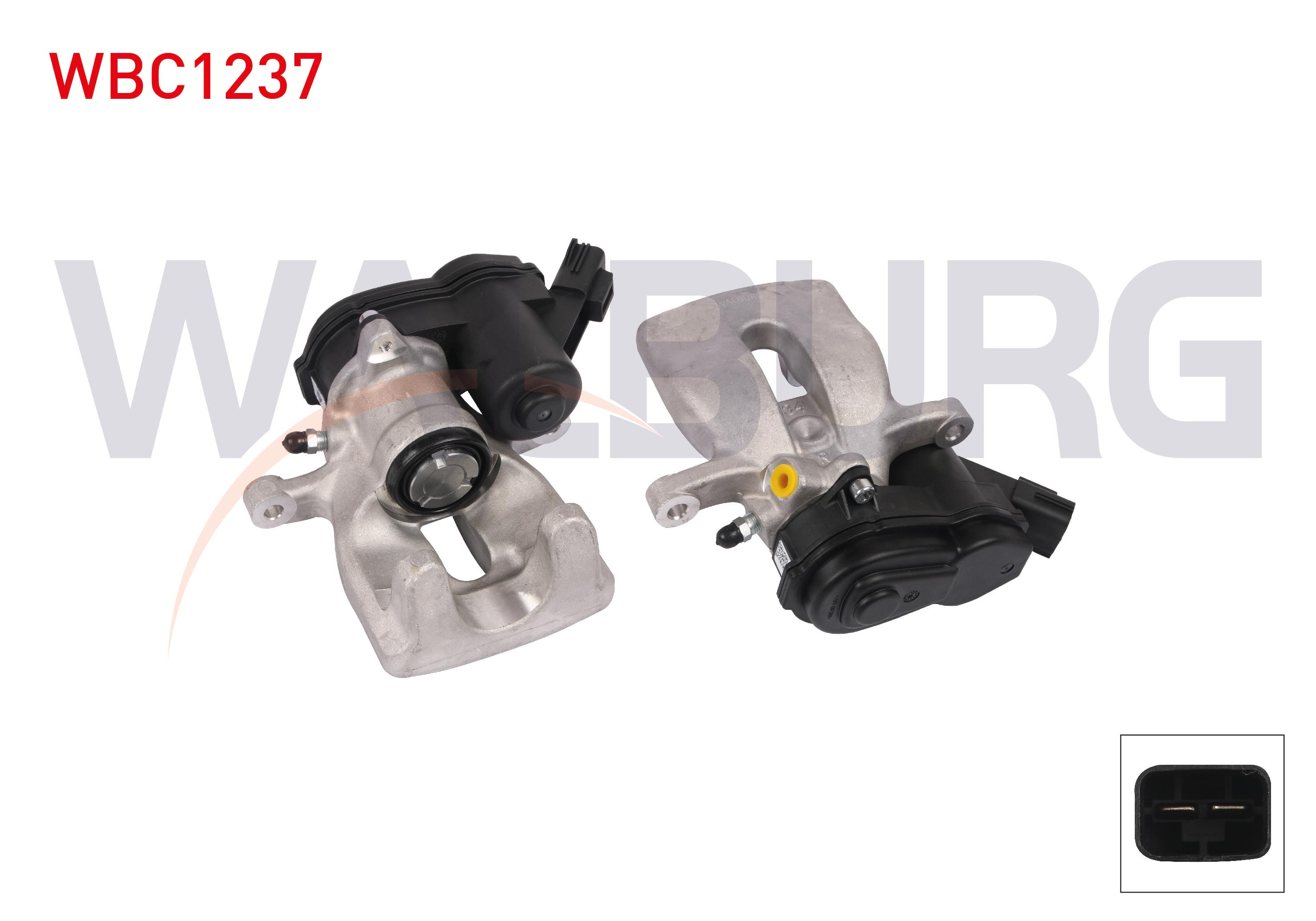 WALBURG BHQ286 | FREN KALIPER ELEKTRONIK SAG ARKA PISTON 34mm DISK 274mm RENAULT CAPTUR II 2020-/ CLIO V 2019-/ FLUENCE 2010-/ MEGANE III 2008-2015 / MEGANE IV HB 2015-/SCENIC III 2009-