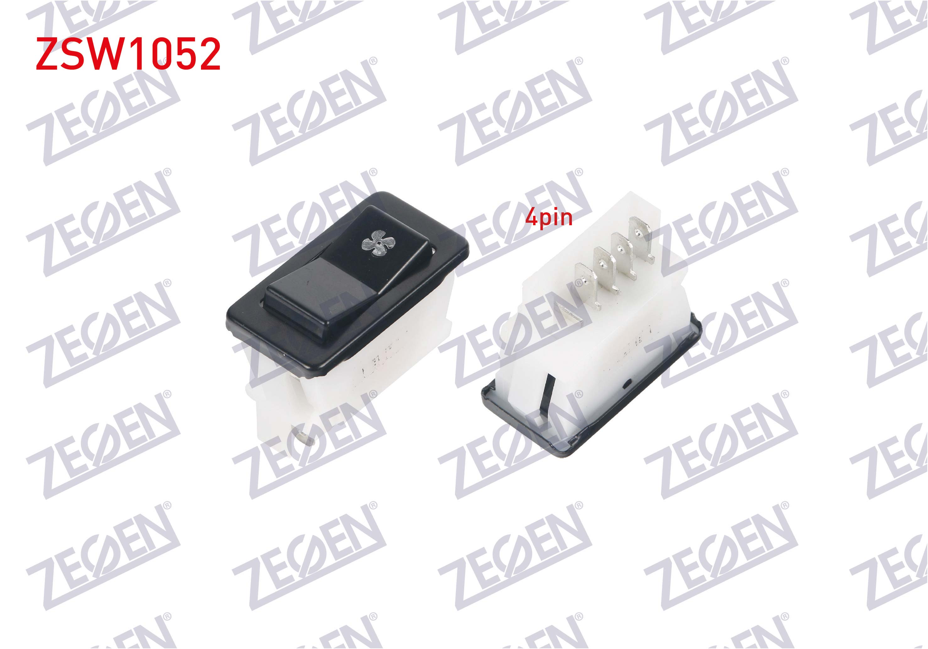 ZEGEN  | KALORIFER ANAHTARI 4 PIN RENAULT 12 1971-2000
