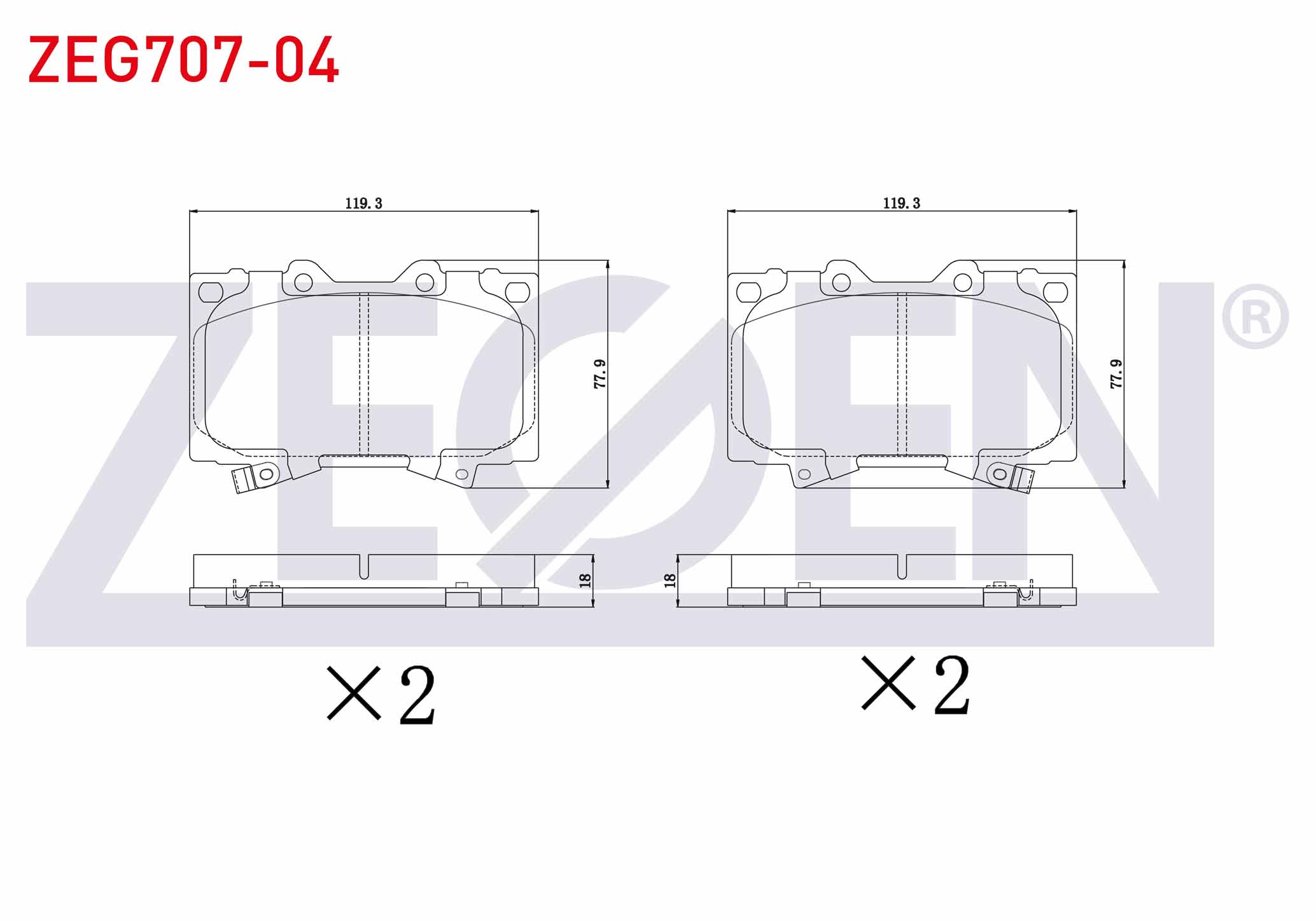 ZEGEN 0 986 424 640