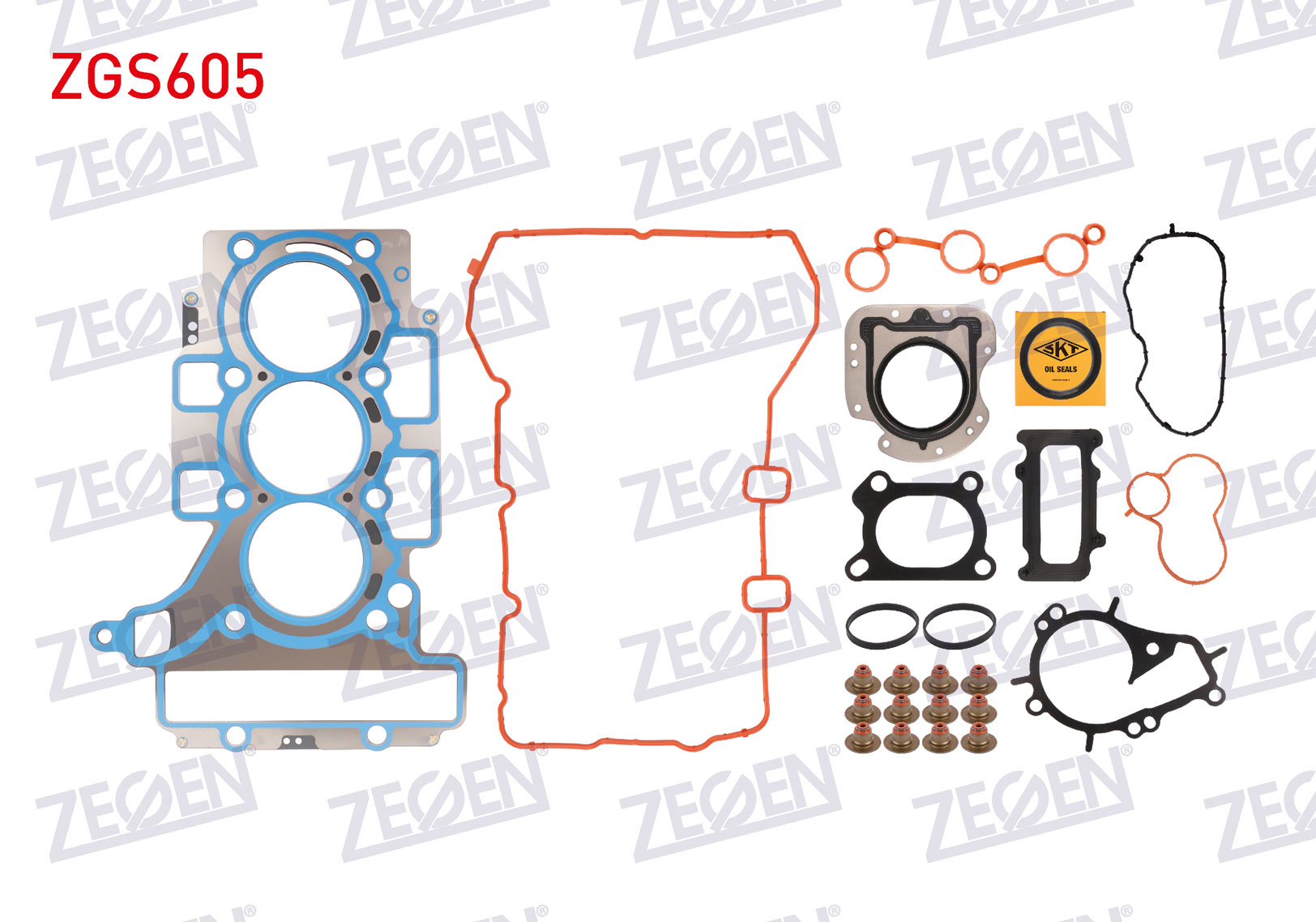 ZEGEN  | MOTOR TAKIM CONTA CORSA F / CROSSLAND X / PEUGEOT 301 - 208 - 2008 1.2