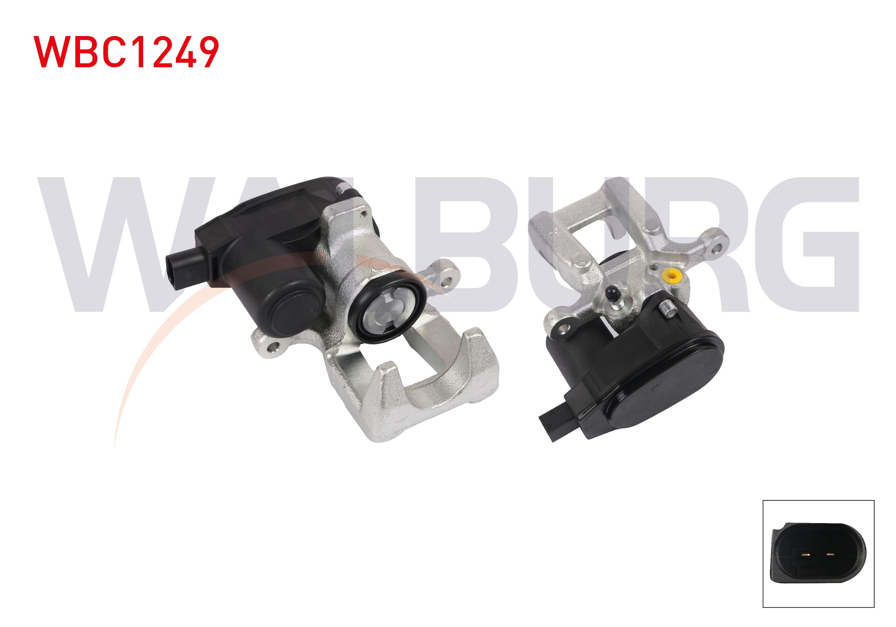 WALBURG  | FREN KALIPER ELEKTRONIK SAG ARKA PISTON 38mm DISK 302mm HYUNDAI TUCSON 2018-/ KIA SPORTAGE 2016-