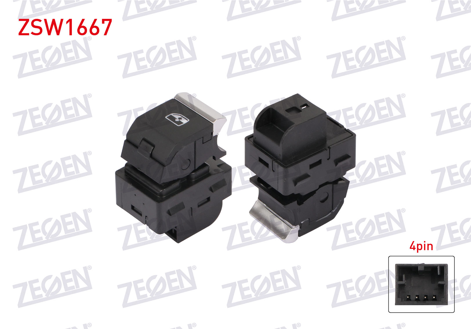 ZEGEN  | CAM ACMA ANAHTARI TEKLI 4 PIN AUDI A4 2015- / Q5 2016-