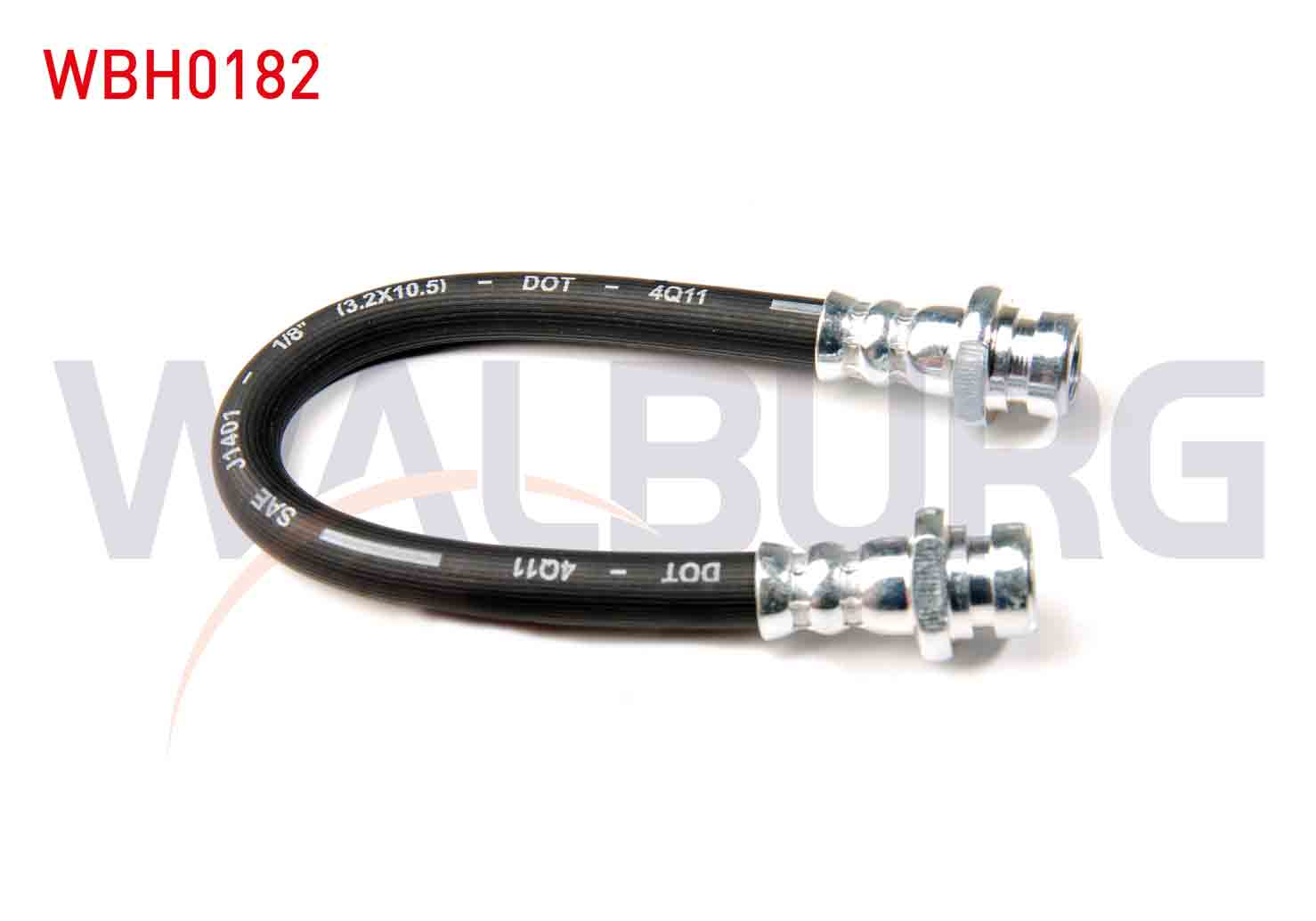 WALBURG 1 987 481 455 | FREN HORTUMU ARKA SOL-SAG 220mm HYUNDAI ACCENT II (LC) 2000-2005