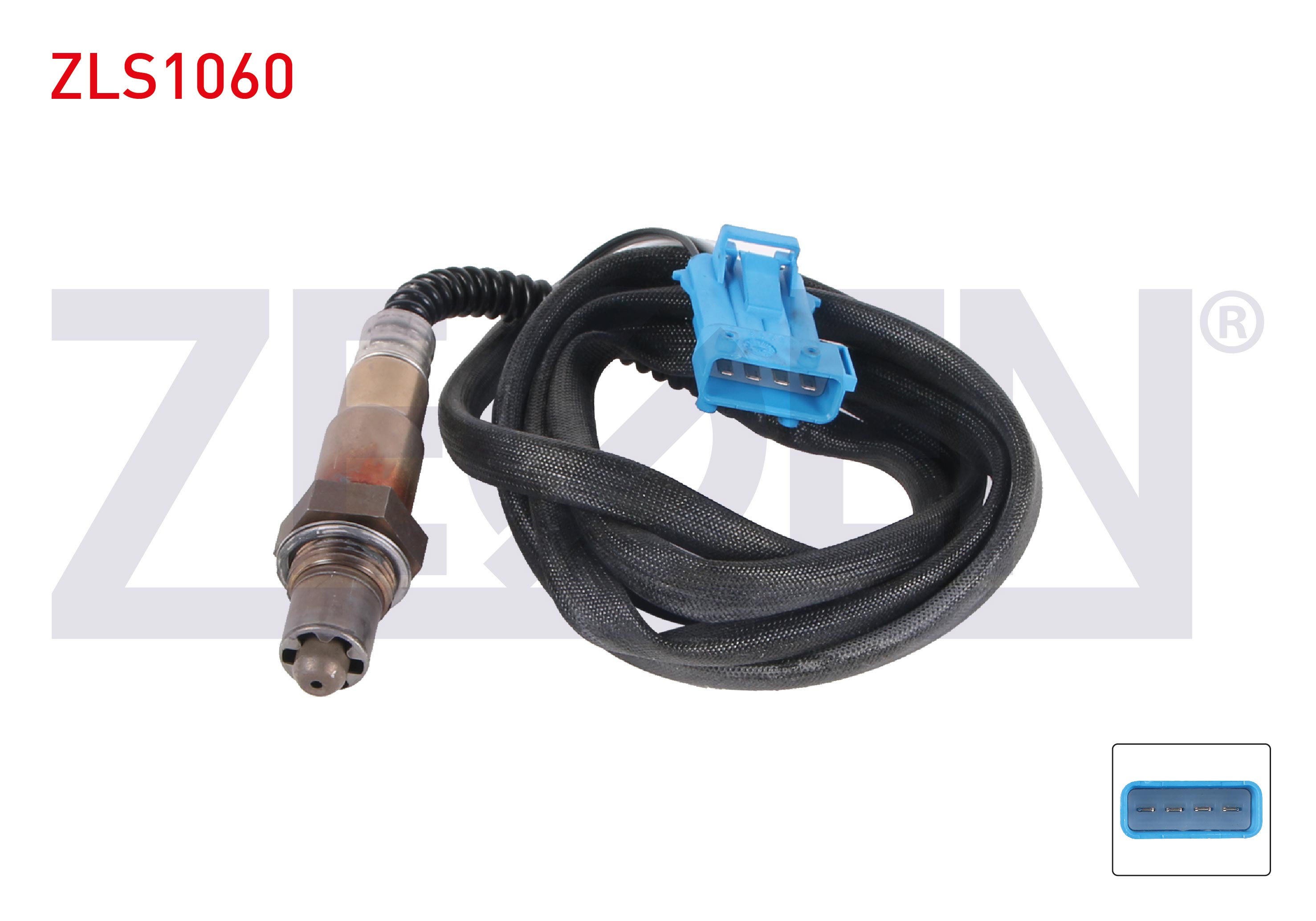ZEGEN 0 258 006 029 | LAMBDA (OKSIJEN) SENSORU 1500 mm CITROEN C-ELYSEE - C3 III 1.6 VTI (EC5) 2012-/ C4 1.6 - 2.0 (TU5JP4) 2004-2009/ PEUGEOT 206 1.4i - 1.6i (TU3JP-TU5JP) 1998-2006/ 307 1.6 - 2.0i (EW
