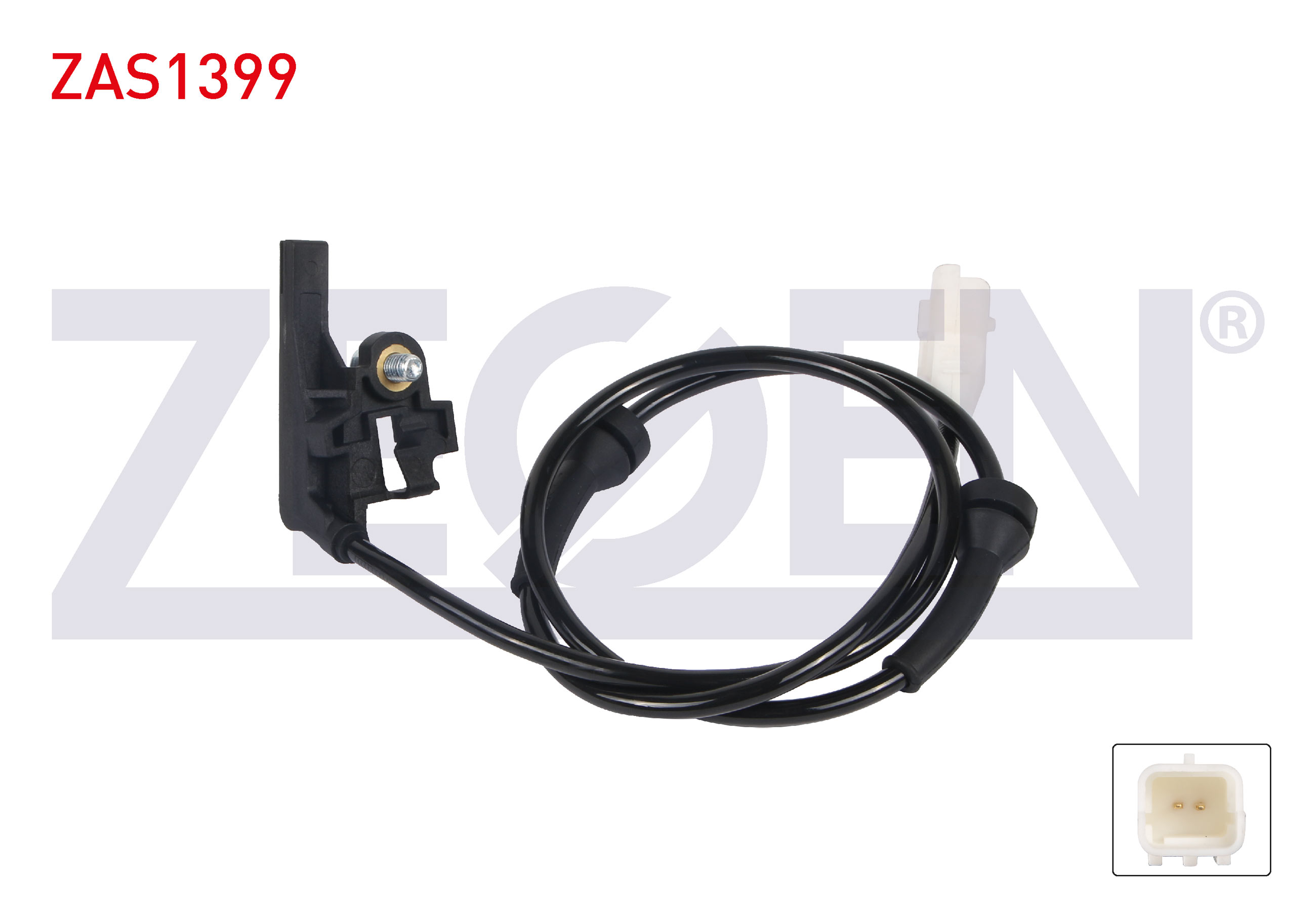 ZEGEN  | ABS SENSORU ARKA SOL-SAG PEUGEOT 307 00-09 / CITROEN C4 I 04-12