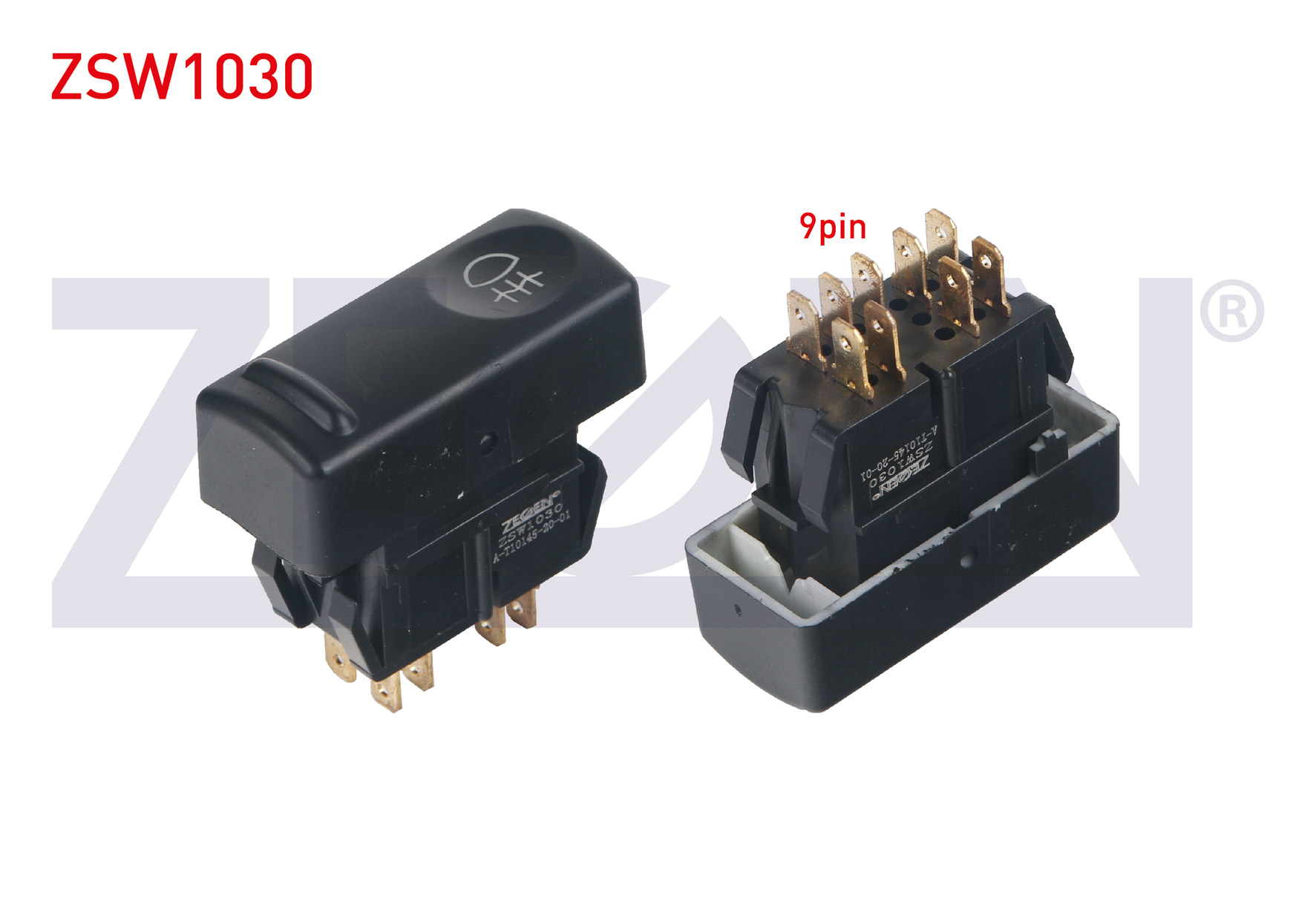 ZEGEN  | SIS FAR ANAHTARI 9 PIN TURUNCU ISIKI RENAULT R19 1988-2000