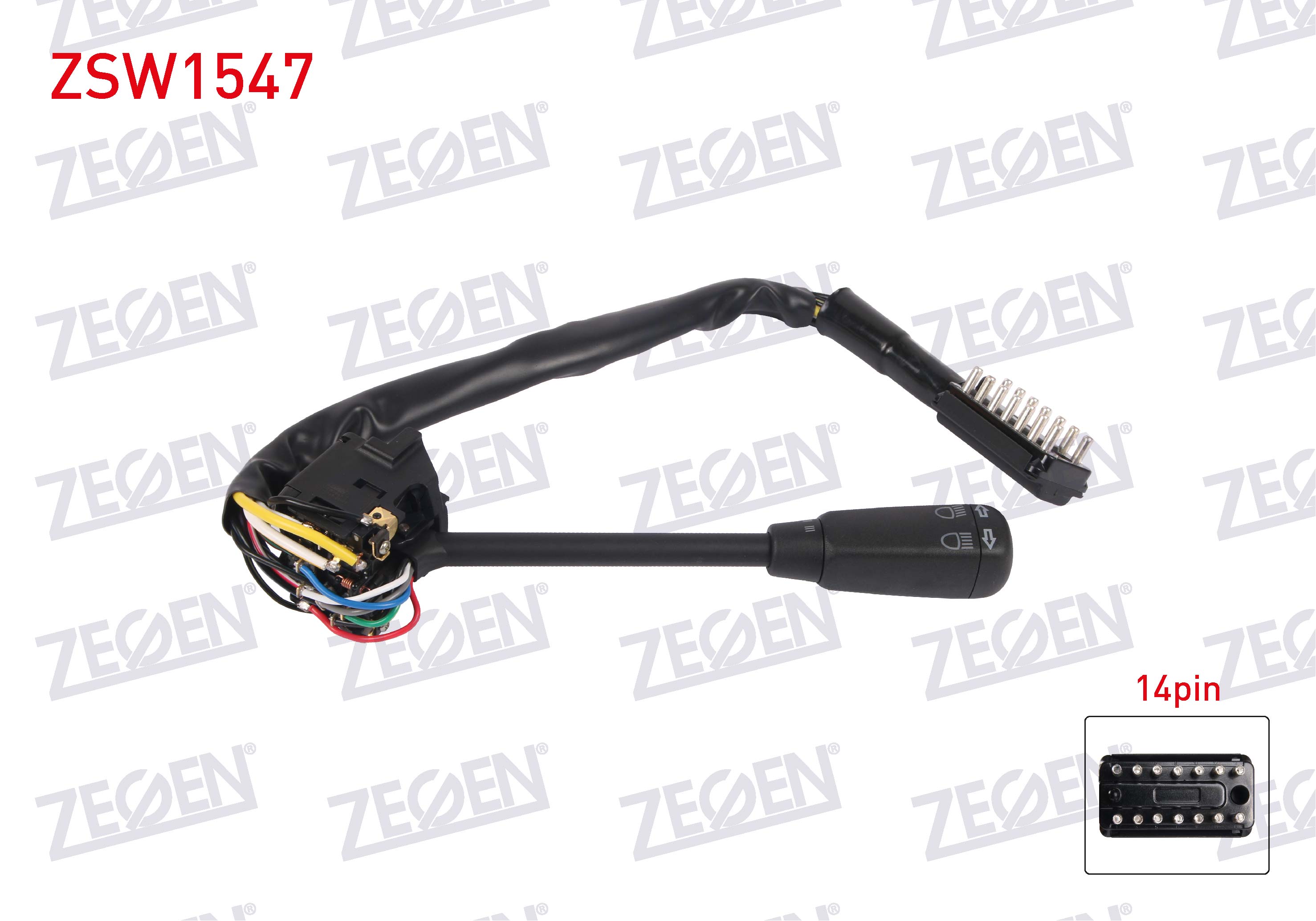 ZEGEN 430145 | SINYAL KUMANDA KOLU 14 PIN MERCEDES (W123) 1977-1985 / G SERISI (W460) 1979-1989 / S SERISI (W116) 1972-1980