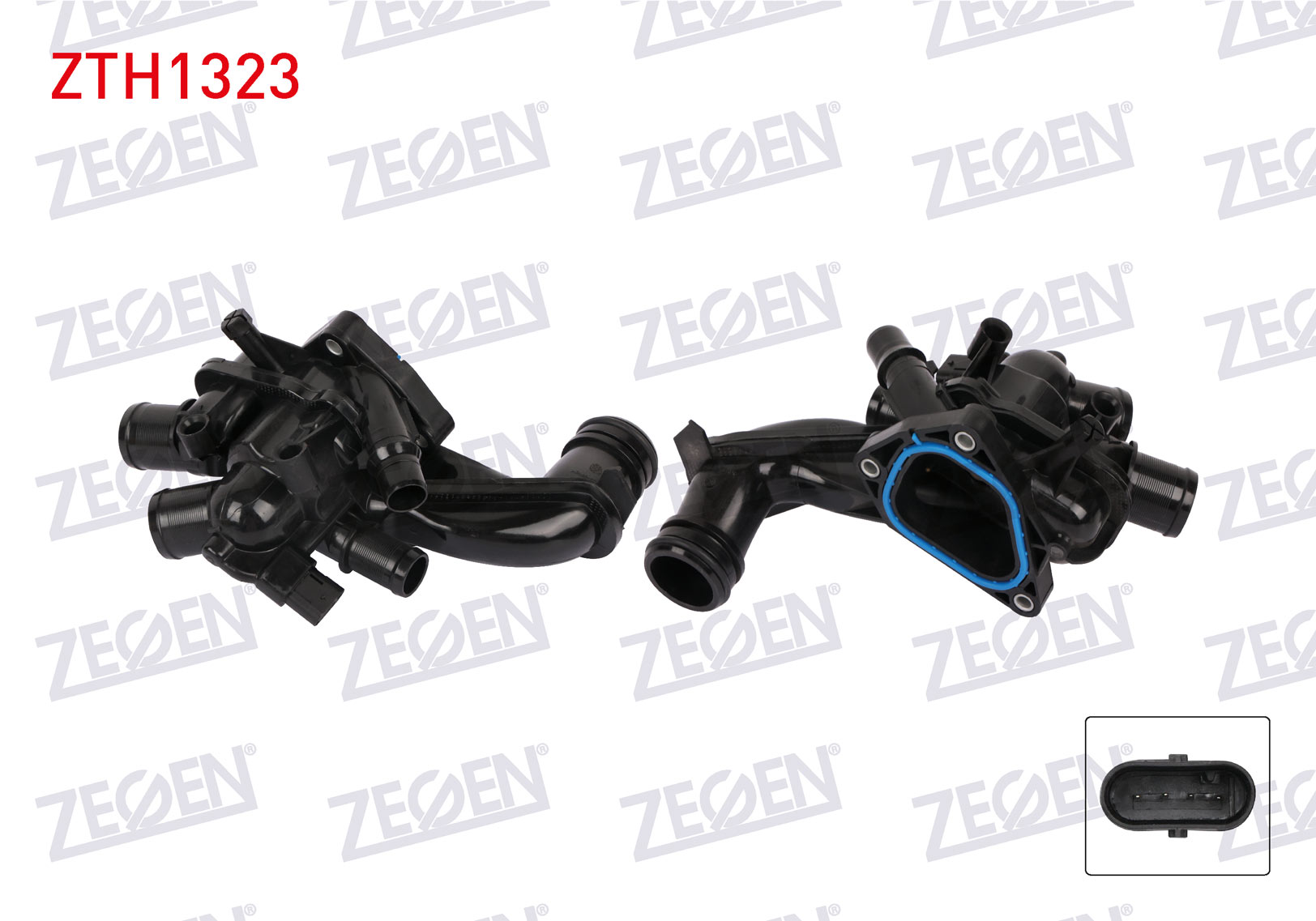 ZEGEN  | TERMOSTAT KOMPLE MUSURLU 102 C CITROEN C3 II 1.4 VTI, 1.6 VTI 2009- / C4 I 1.6 VTI 2008-2011 / DS3 1.4, 1.6 VTI 2009-2015 / DS4 1.6 VTI 2011-2015