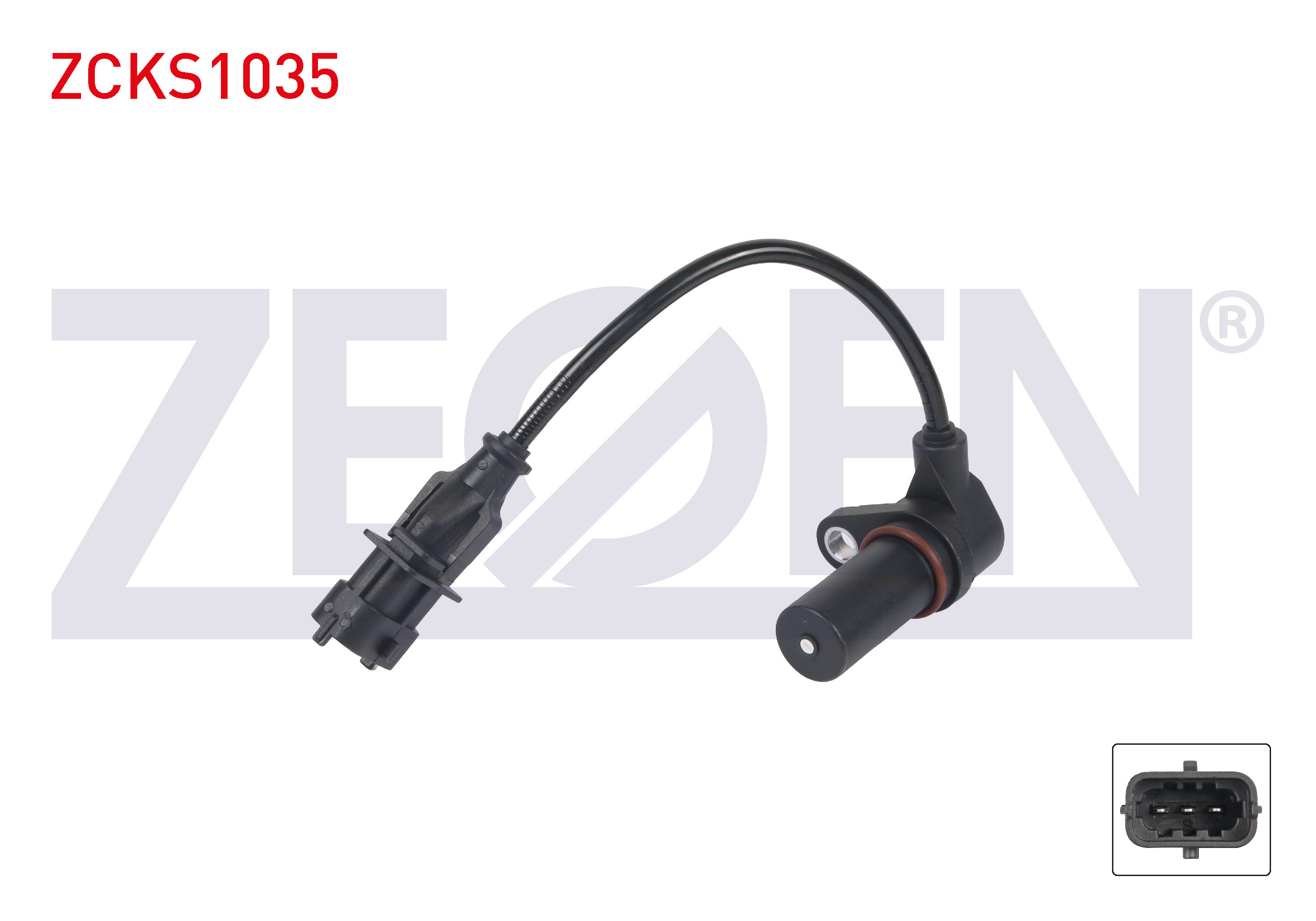 ZEGEN 0 281 002 513 | KRANK DEVIR SENSORU KABLOLU 150 mm 2.3 D FIAT DUCATO 2002- / DAILY III 2002-2006 / DAILY IV 2006-2011 / DAILY V 2011-2016 / DAILY VI 2016-