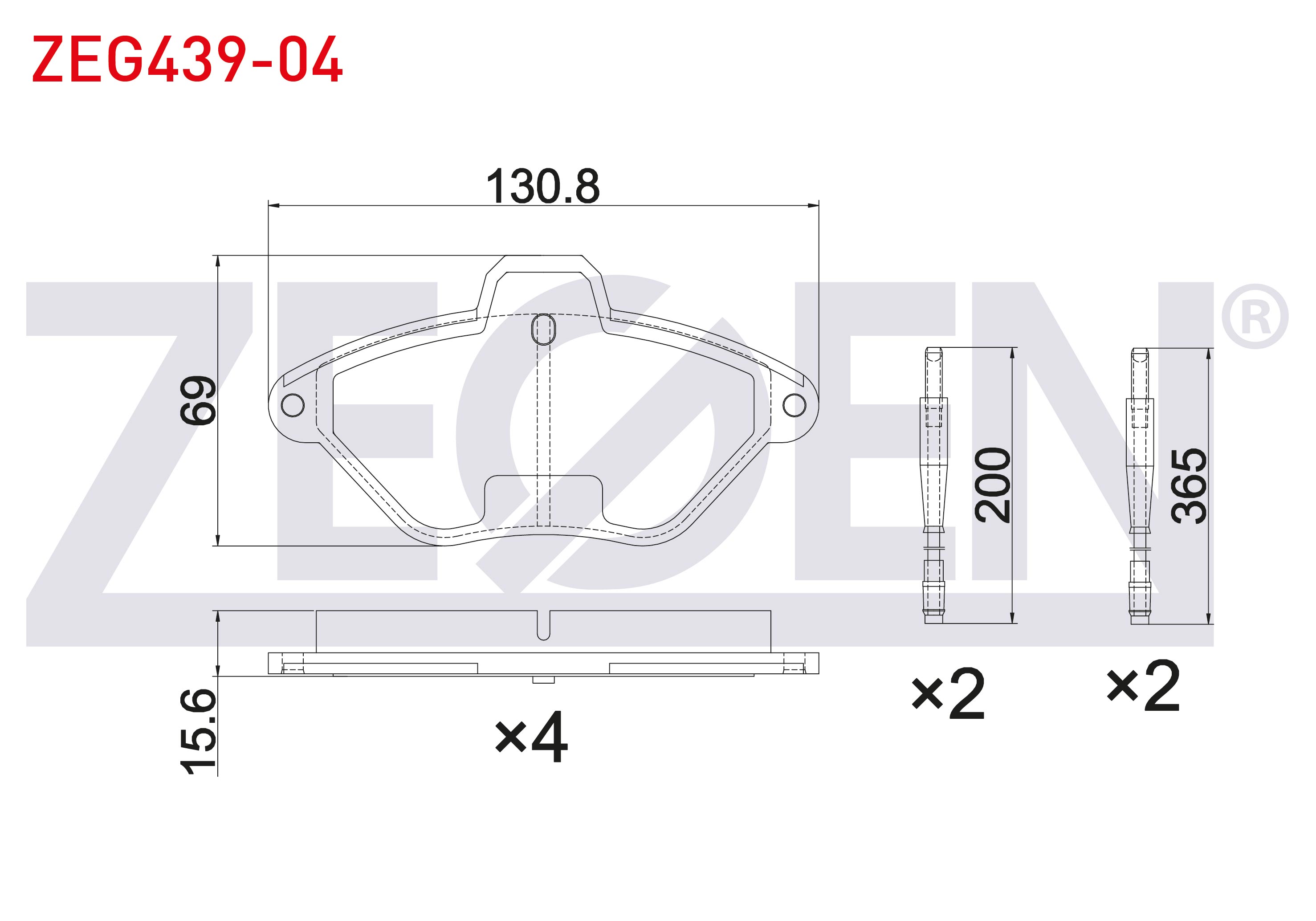 ZEGEN 0 986 424 278 | FREN BALATA ON FISLI CITROEN XANTIA 1.8 - 1.9 - 2.0 1993-1998