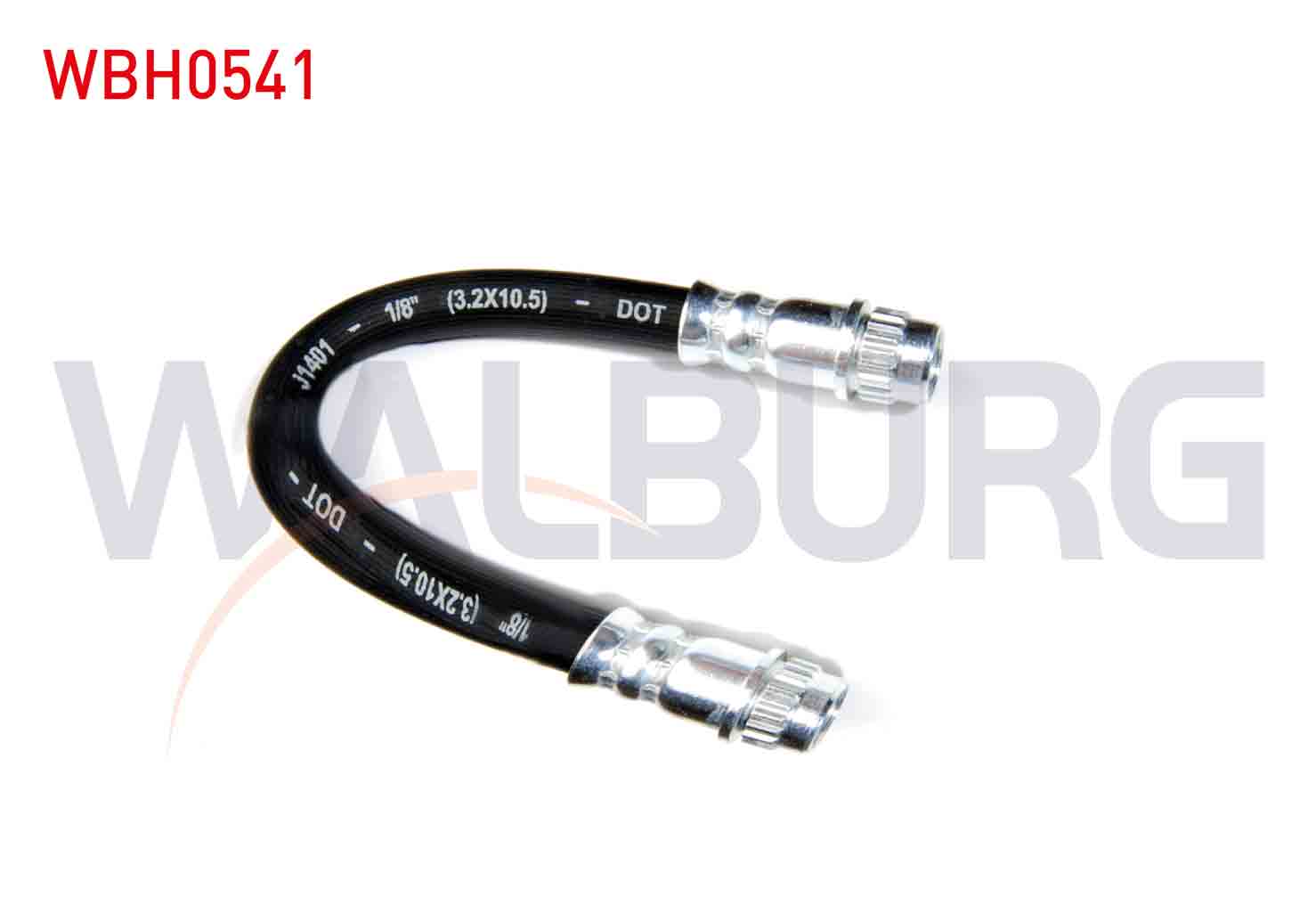 WALBURG 1 987 481 625 | FREN HORTUMU ARKA SOL-SAG 120mm IKI BORU ARASI RENAULT MEGANE III (BZ0) 2008-2015