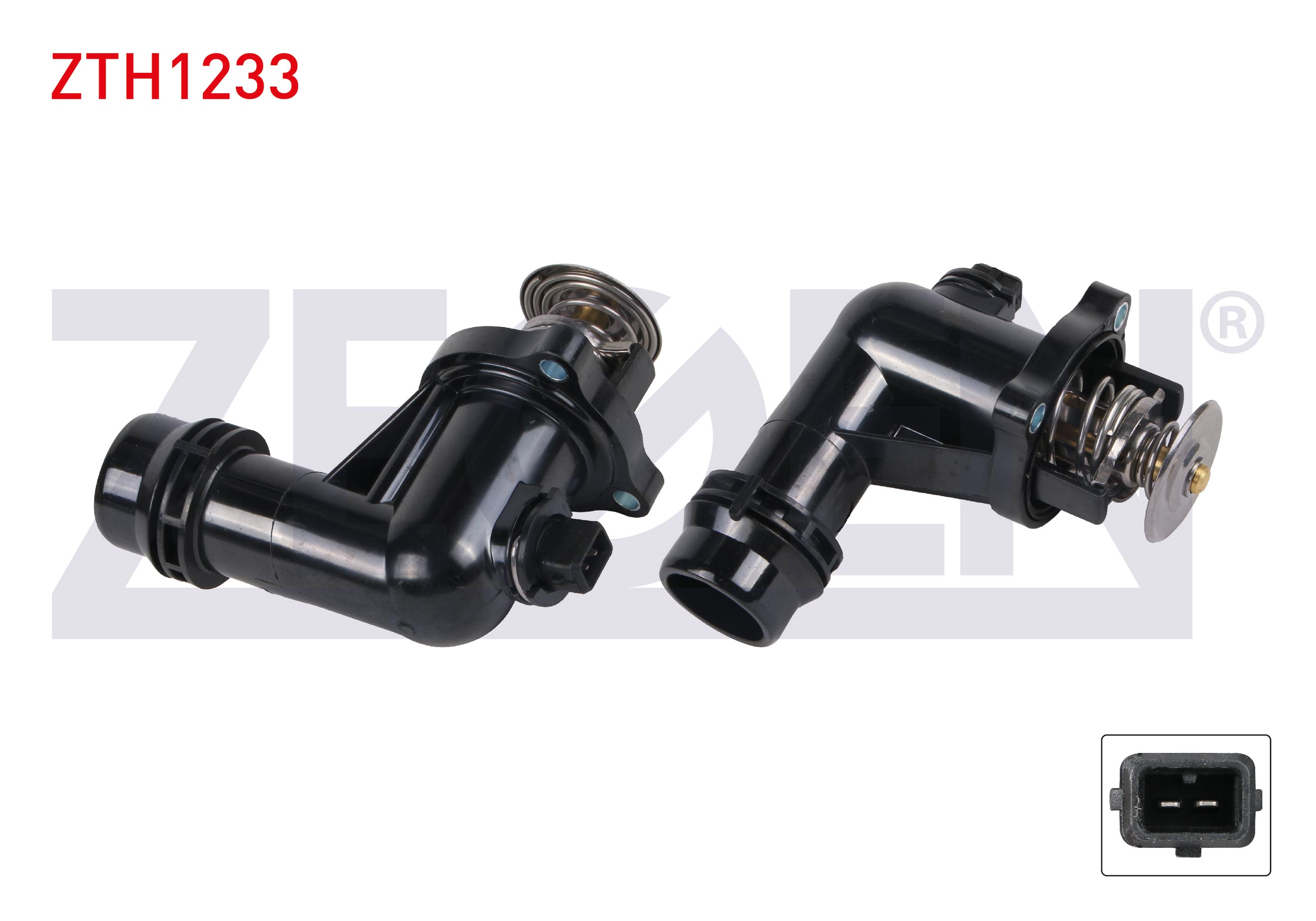 ZEGEN TH0050008 | TERMOSTAT KOMPLE ELEKTRIKLI 105 C BMW 3 SERISI (E46) 316 i - 318 i 1998-2005