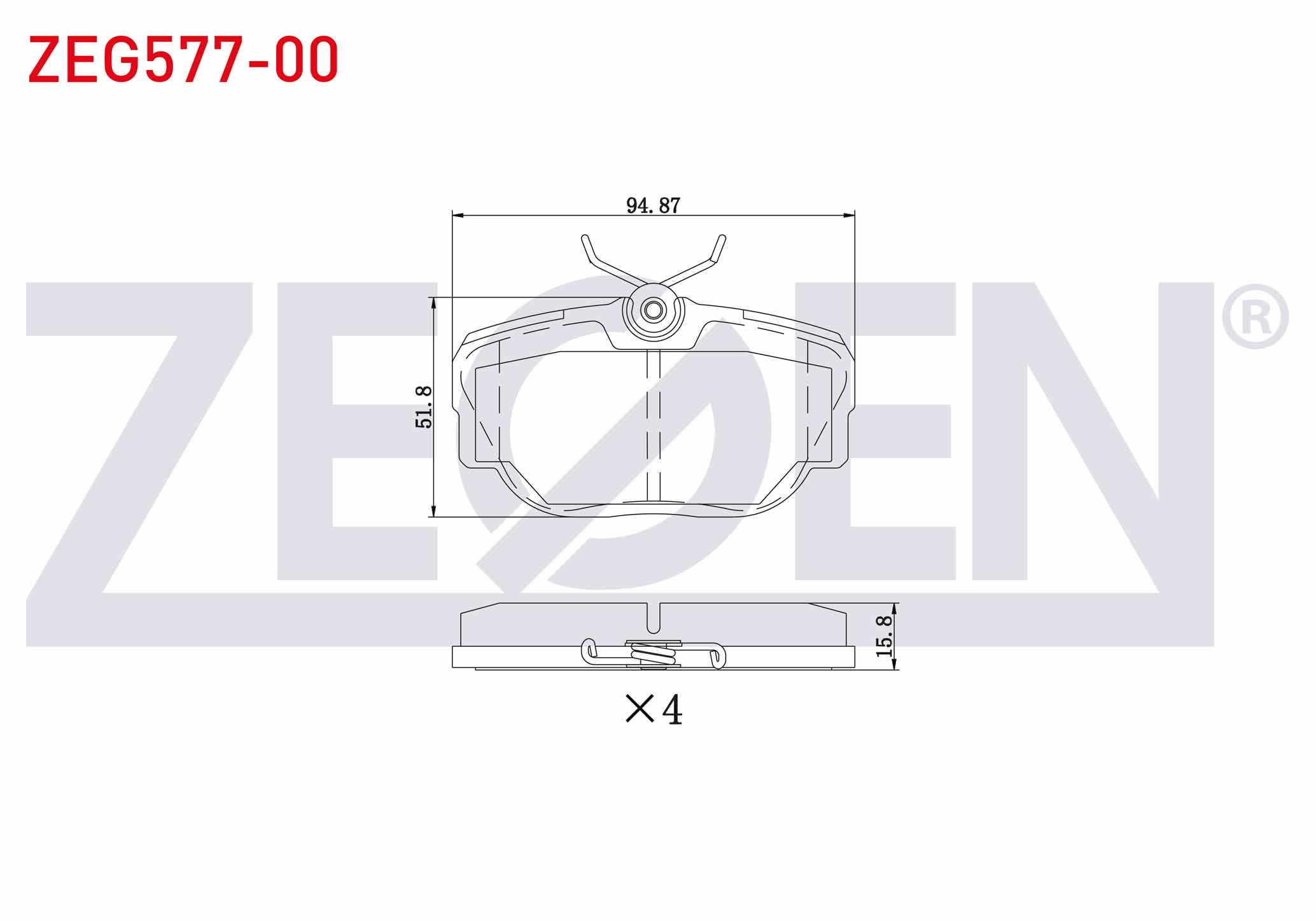 ZEGEN 0 986 424 564