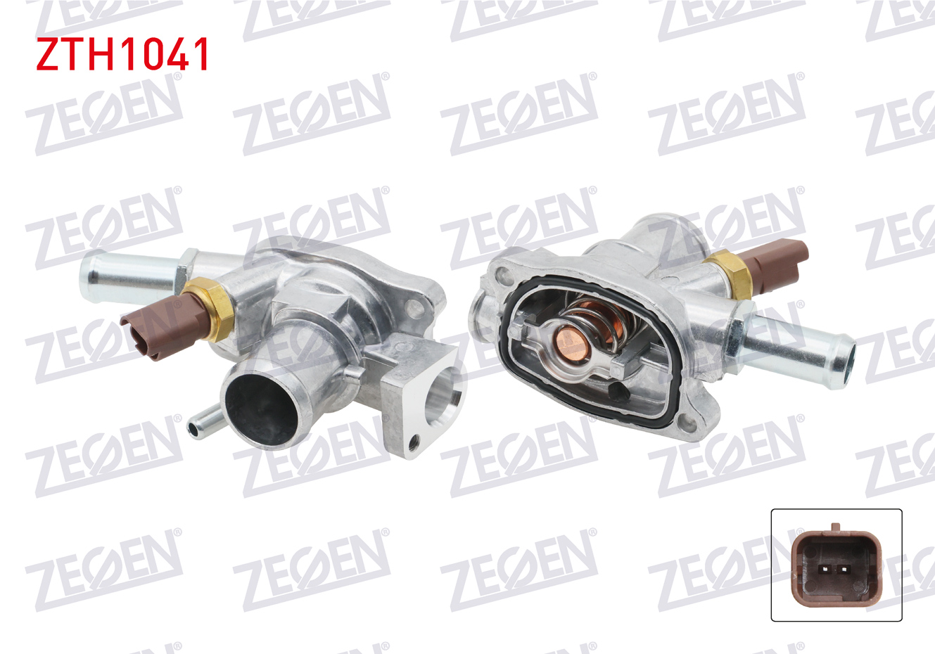ZEGEN 757-80K | TERMOSTAT KOMPLE MUSURLU 80 C FIAT EGEA 1.4 16v 2015-/ 500L 1.4 2012-/ 500X 1.4 2014-/ PUNTO 1.4 2012-/ JEEP RENEGADE 1.4 2014-