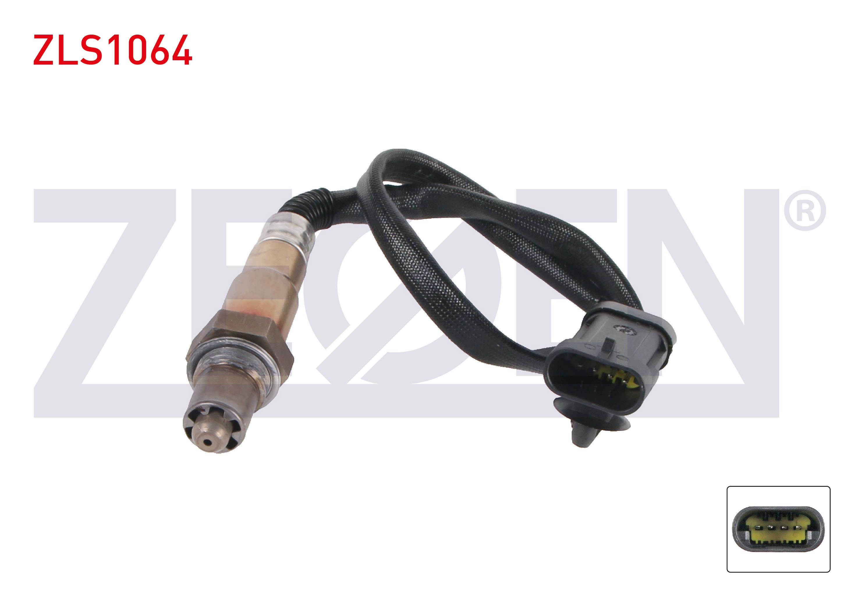 ZEGEN 0 258 006 046 | LAMBDA (OKSIJEN) SENSORU 460 mm RENAULT CLIO II 1.2 - 1.4i - 1.6i - 2.0 (D7F710-K4J710-K7M744) 1998-2005/ CLIO III 1.4i - 1.6i (K4J780-K4M800) 2005-2012/ MEGANE I - II 1.4i - 1.6i