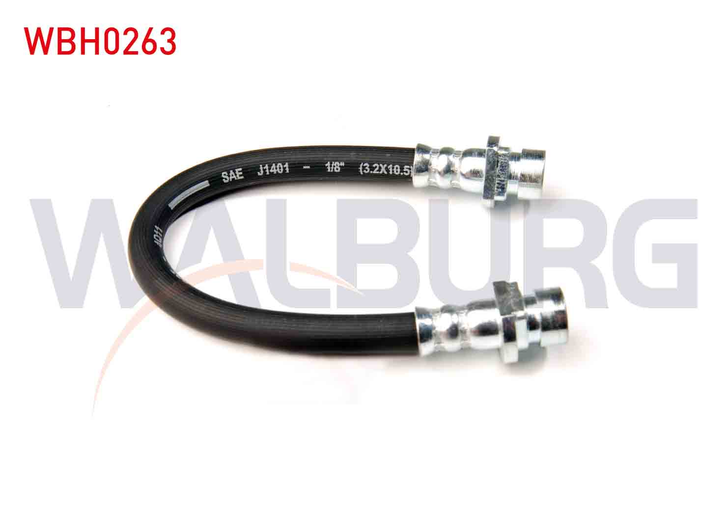 WALBURG 1 987 476 525 | FREN HORTUMU ARKA SOL-SAG ABSSIZ 220mm ROVER 45 (RT) 2000-2005 / ROVER 400 (RT) 414 SI 1995-2000