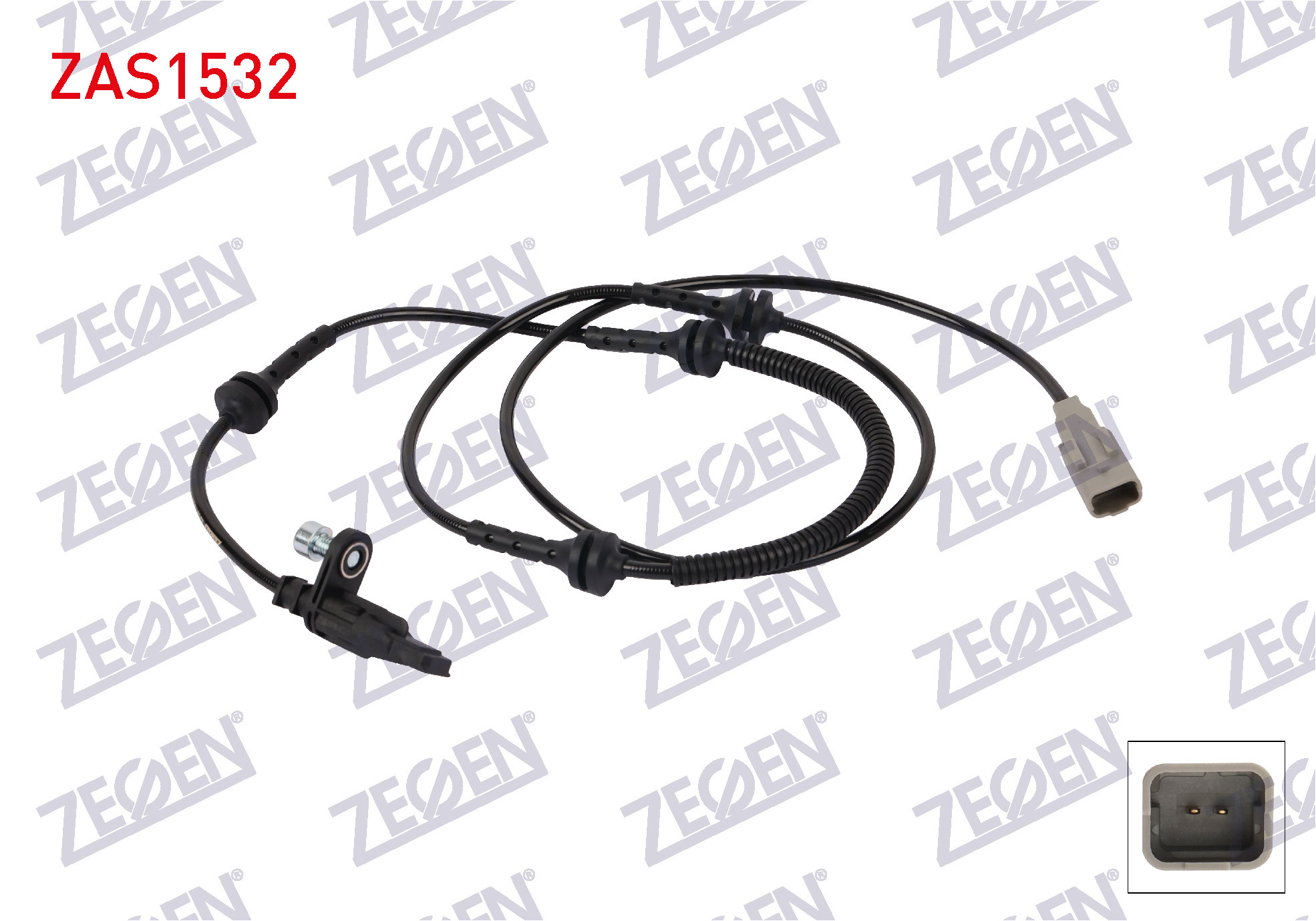 ZEGEN  | ABS SENSORU ON SOL-SAG CITROEN C5 08-15 / PEUGEOT 407 04-10