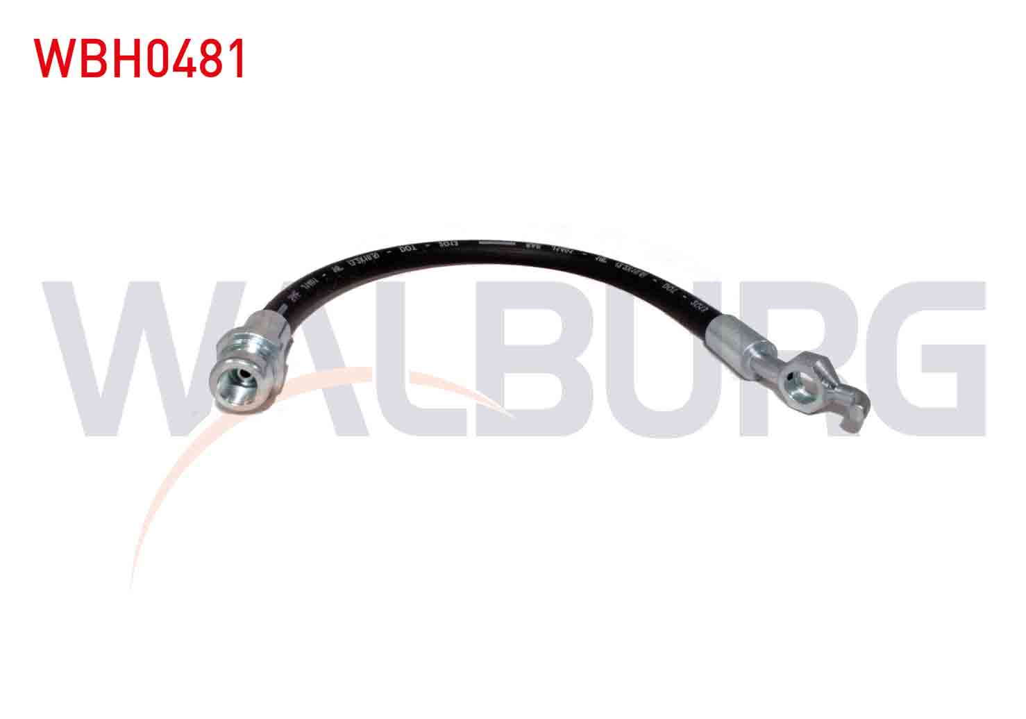 WALBURG LH7238 | FREN HORTUMU ARKA SOL 350mm SUZUKI GRAND VITARA II (JT) 2005-