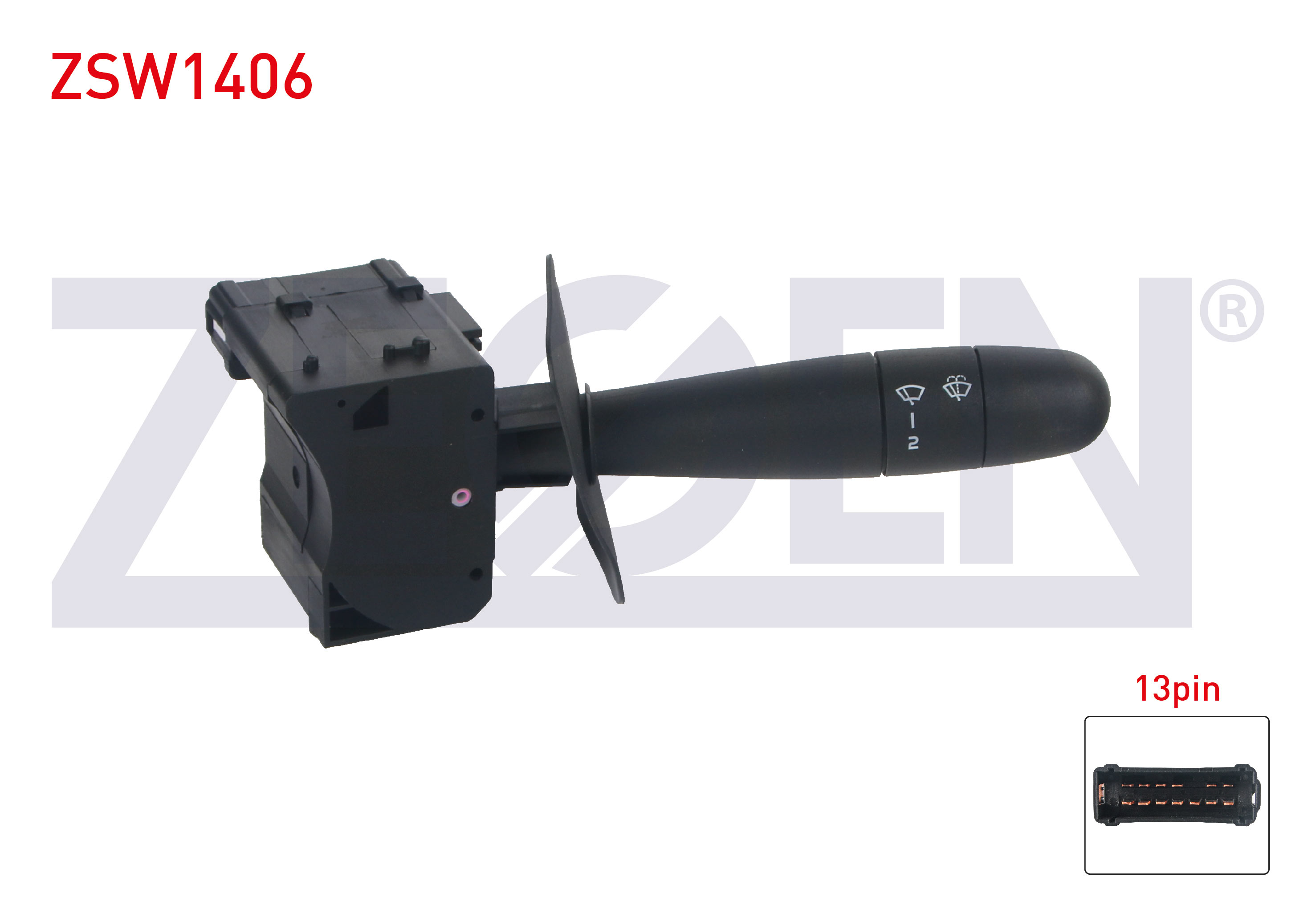 ZEGEN  | SILECEK KUMANDA KOLU 13 PIN RENAULT KANGOO - CLIO II - SYMBOL - MEGANE I 1998-2008