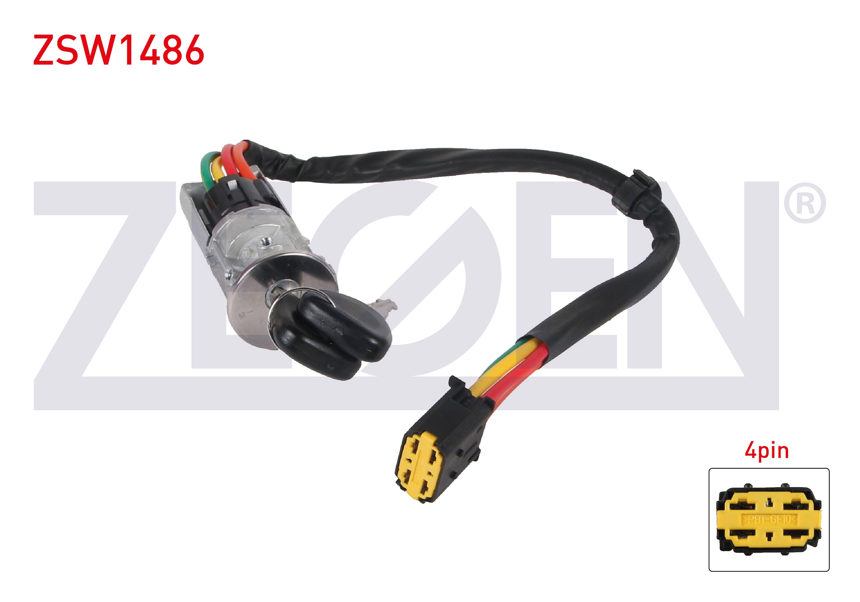 ZEGEN  | KONTAK ANAHTARI RENAULT CLIO II - CLIO SYMBOL 1998-2005/ DACIA LOGAN - SANDERO 2004-2013
