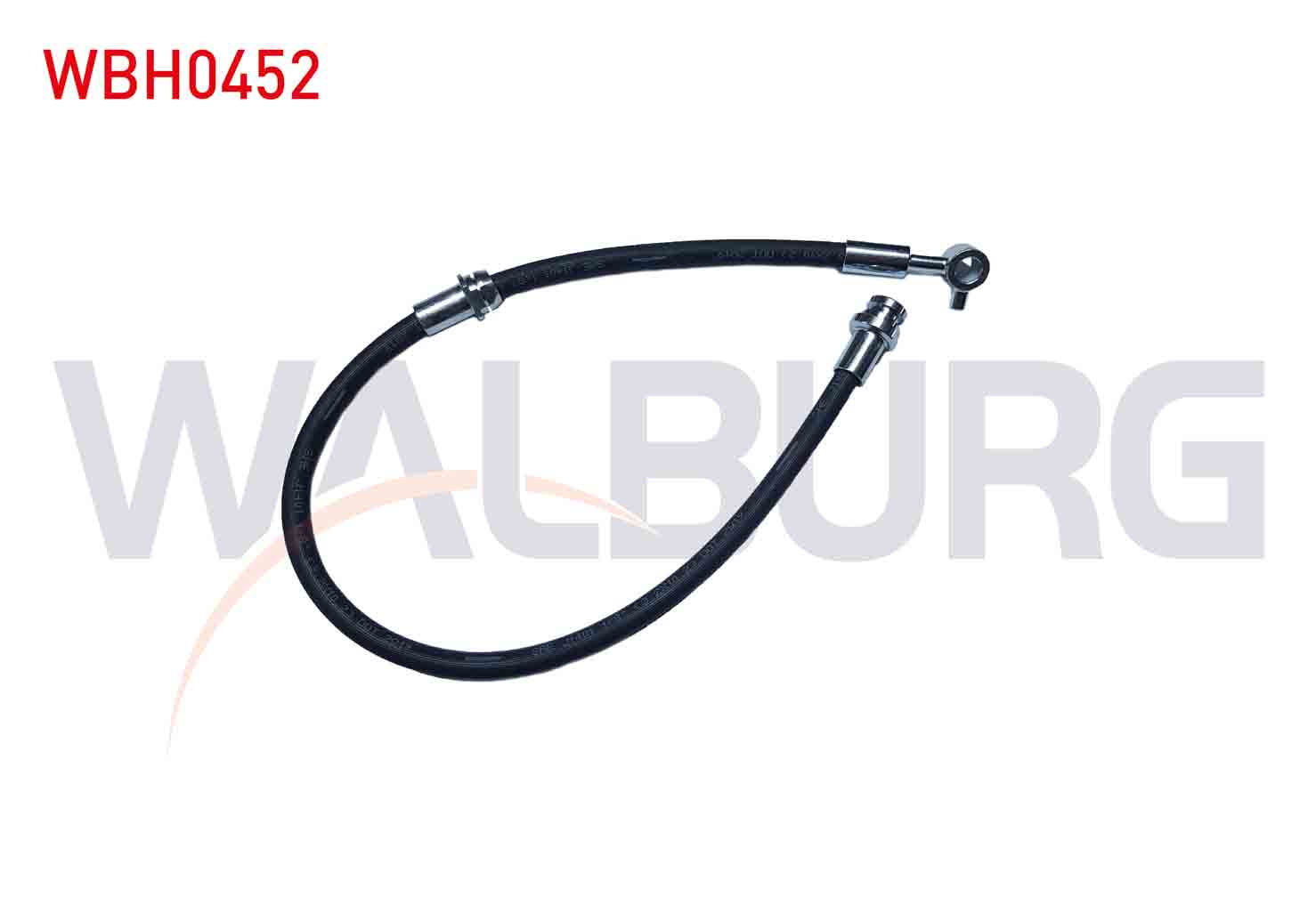 WALBURG 1 987 481 432 | FREN HORTUMU ON SOL 600mm NISSAN QASHQAI (J10) 2007-2014 / NISSAN QASHQAI (J11) 2014- / NISSAN QASHQAI+2 (J10) 2007-2014