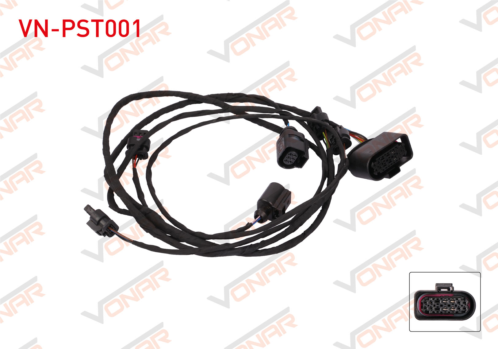 VONAR  | PARK SENSOR TESISATI 14 PIN SOKET 6 PIN DOLU SUPER B 2015-