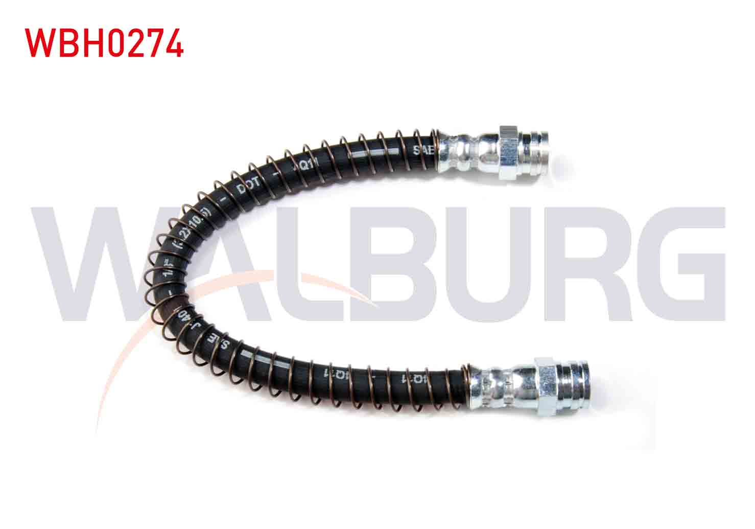 WALBURG 1 987 476 523 | FREN HORTUMU ARKA SOL-SAG 250mm CITROEN C15 (VD-_) 1984-2005 / PEUGEOT 205 1983-1998 / PEUGEOT 205 II (20A/C) 1987-1998