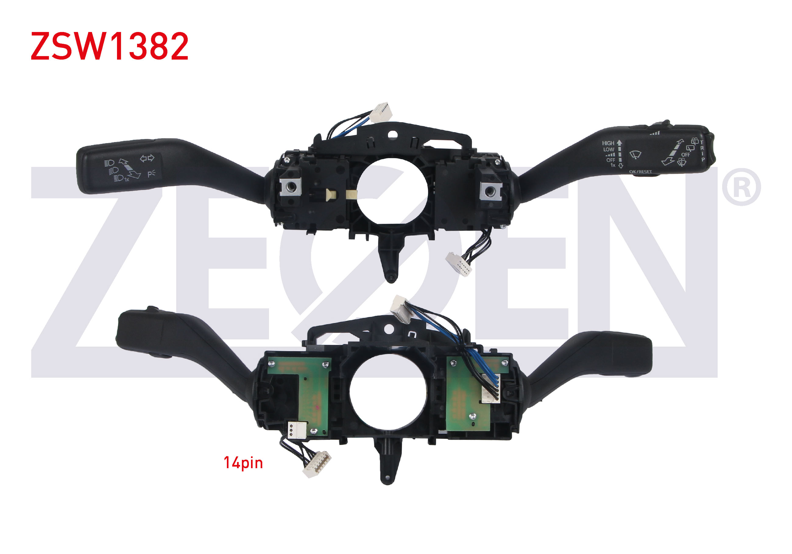ZEGEN  | FAR SINYAL KUMANDA KOLU YOL BILGISAYARLI 14 PIN CADDY III - GOLF VI - JETTA IV - SCIROCCO - TOURAN - OCATIVA - SUPERB - YETI 2004-