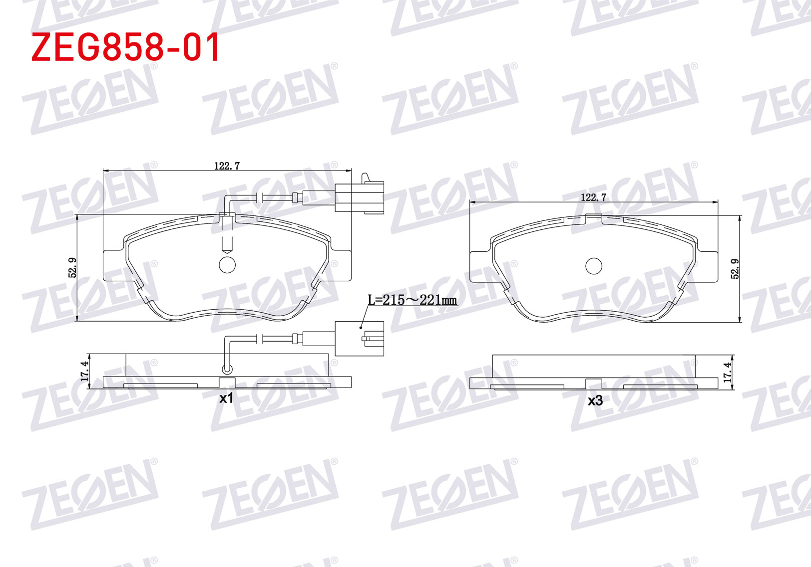 ZEGEN 0 986 424 597