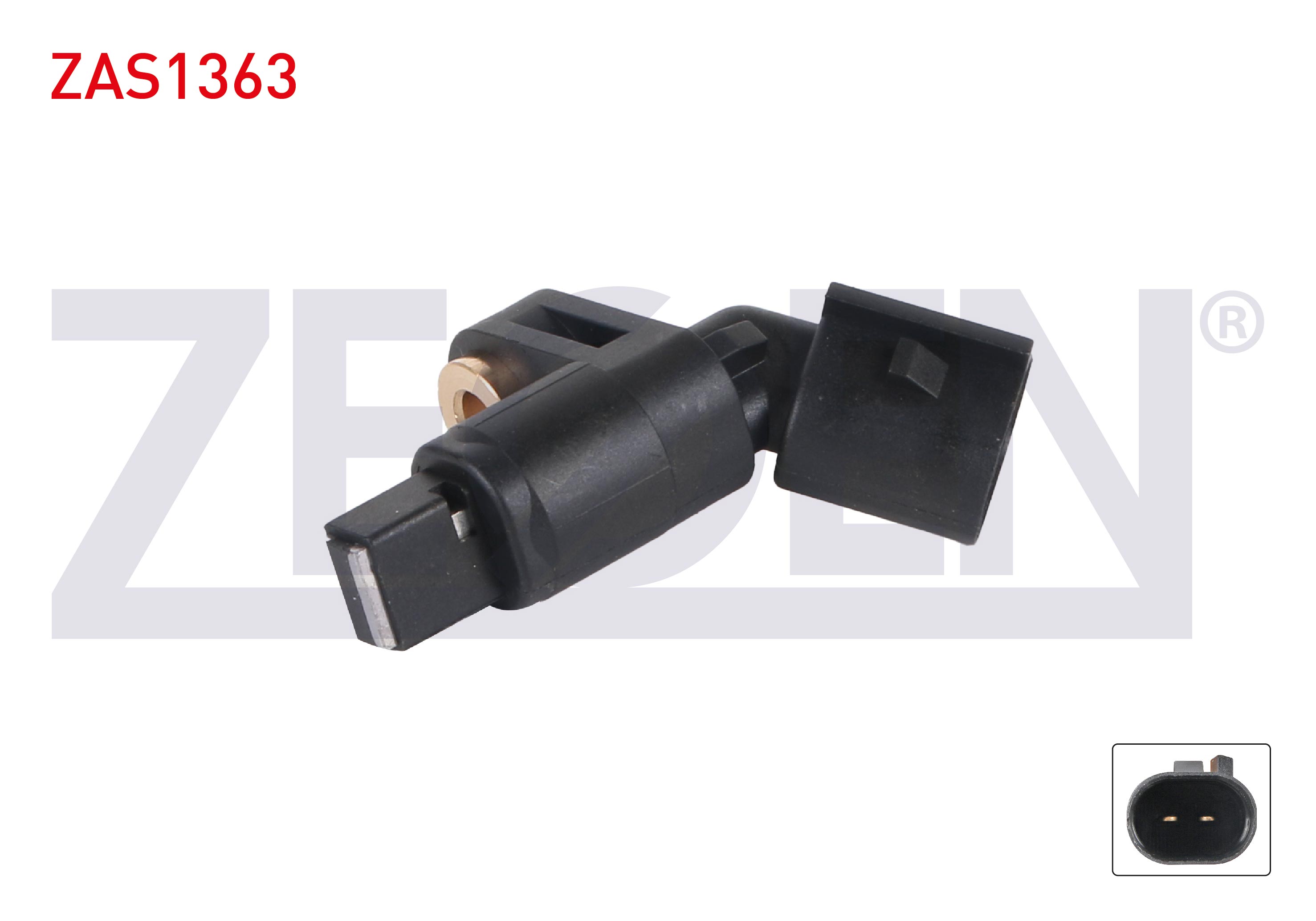 ZEGEN 0 986 594 001 | ABS SENSORU ON SOL AUDI A3 96-03 / VW BORA 98-05 / PASSAT 88-00 / GOLF III 91-99