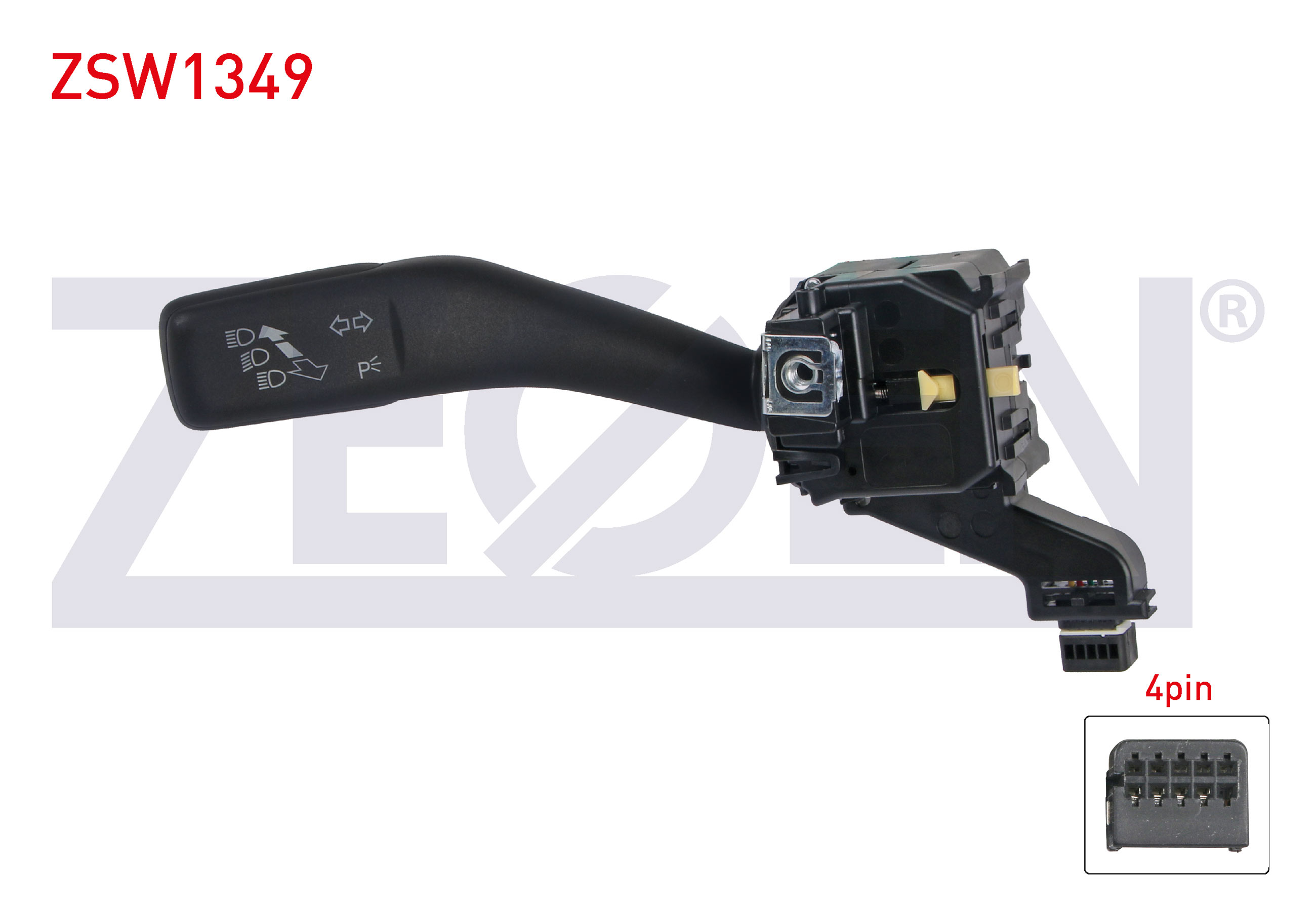 ZEGEN  | FAR SINYAL KUMANDA KOLU 4 PIN GOLF V - VI - CADDY III - JETTA III - SCIROCCO - TIGUAN - TOURAN - A3 - OCTAVIA - SUPERB - YETI - LEON - TOLEDO III 2003-2016